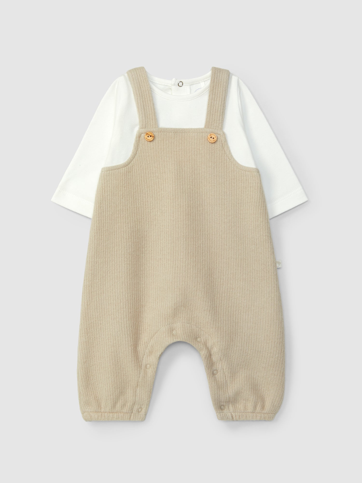 2-in-1 Organic Cotton One-Piece Suit