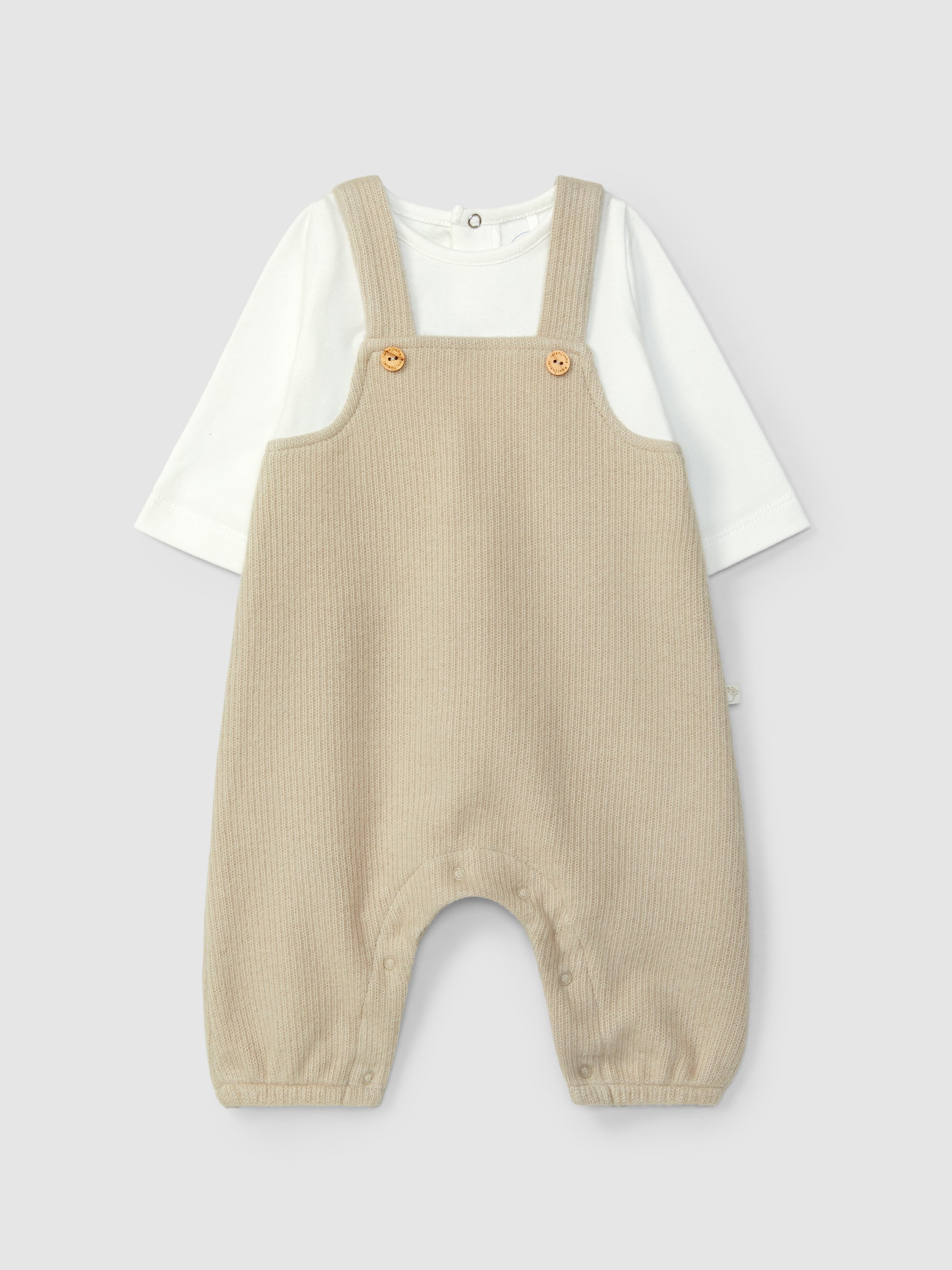 2-in-1 Organic Cotton One-Piece Suit