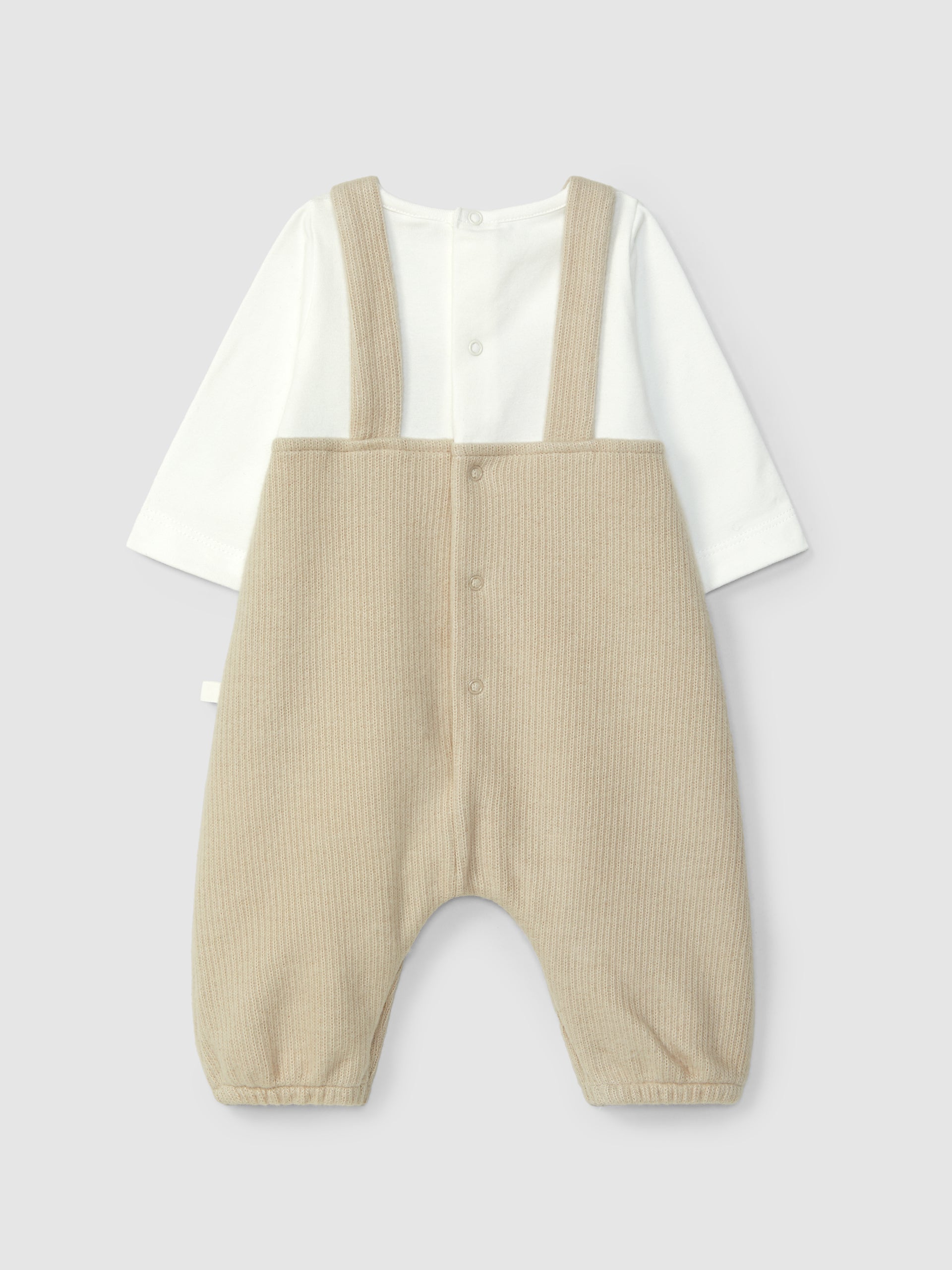 2-in-1 Organic Cotton One-Piece Suit