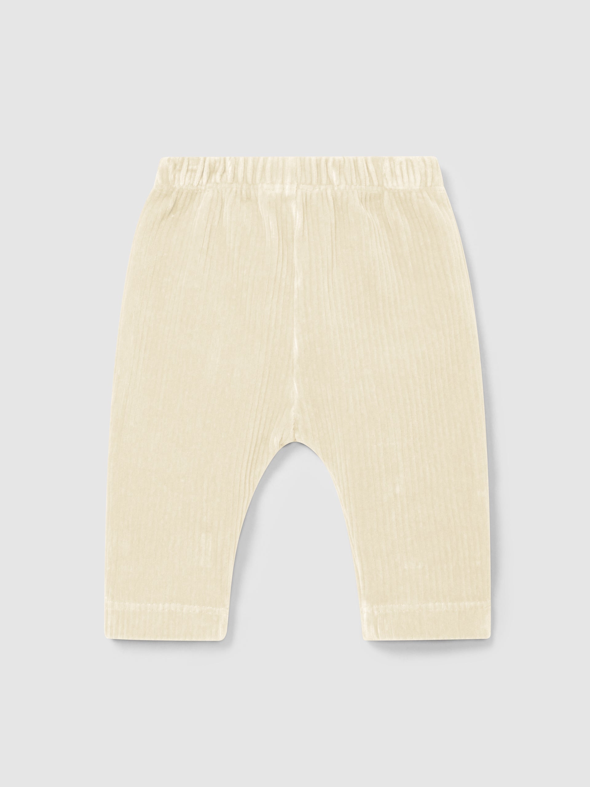 Corduroy Pull-up Pants with Pockets
