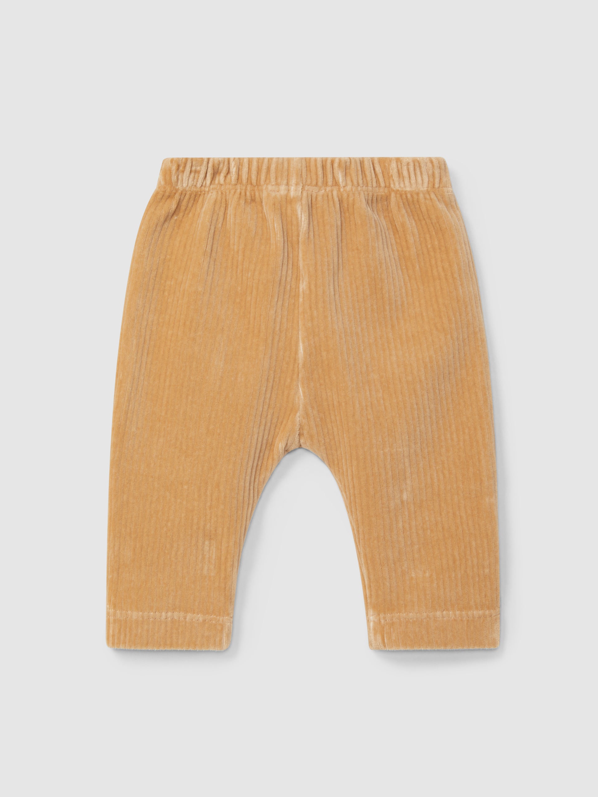 Corduroy Pull-up Pants with Pockets