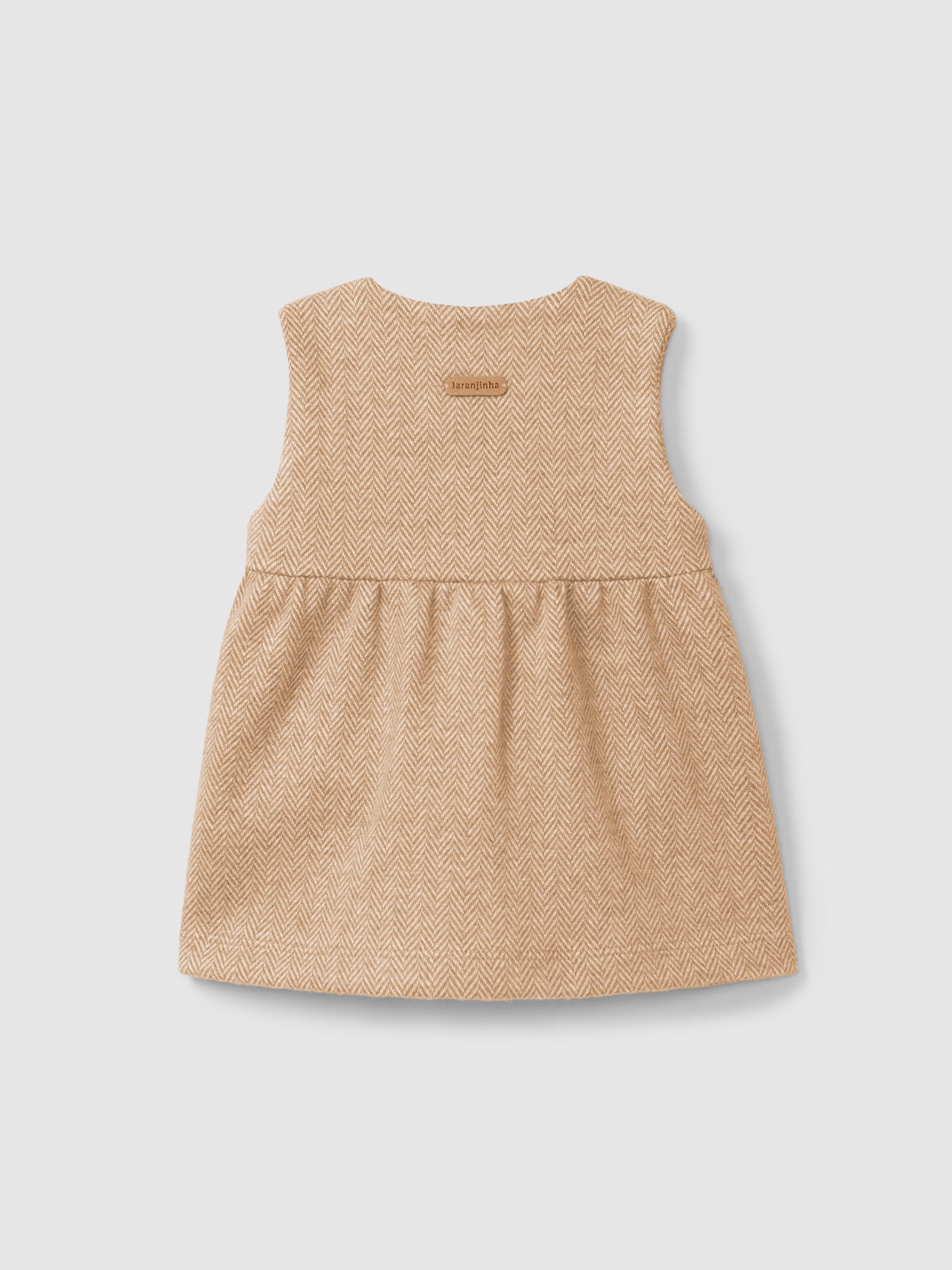Jupe poitrine en tricot à chevrons