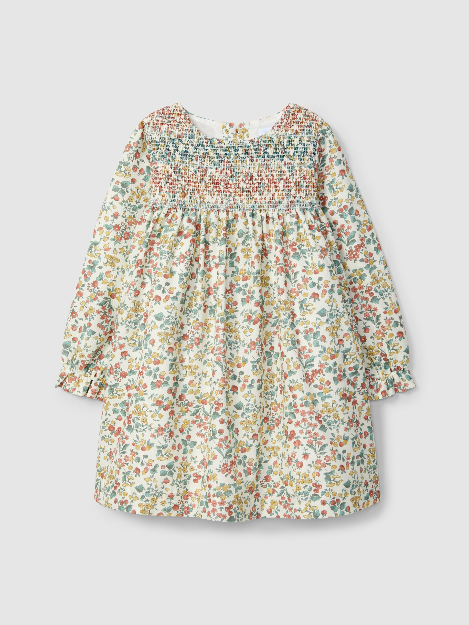 Vestido Flores com Smocks