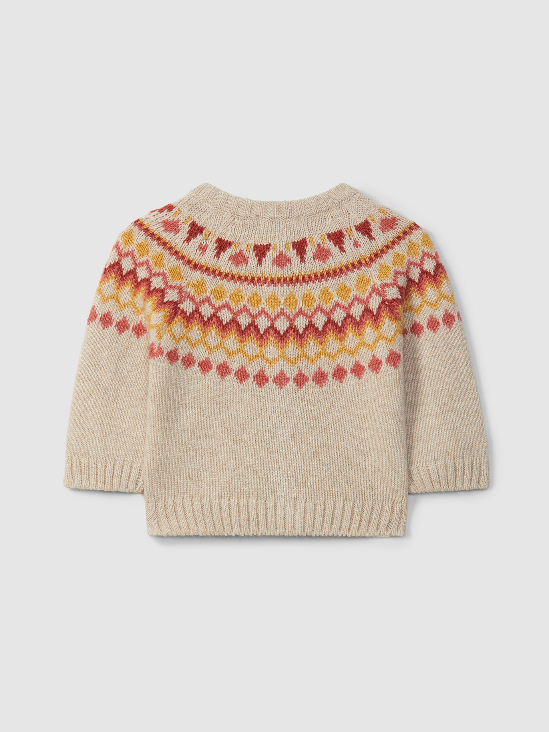 Casaco Tricotado com Jacquard