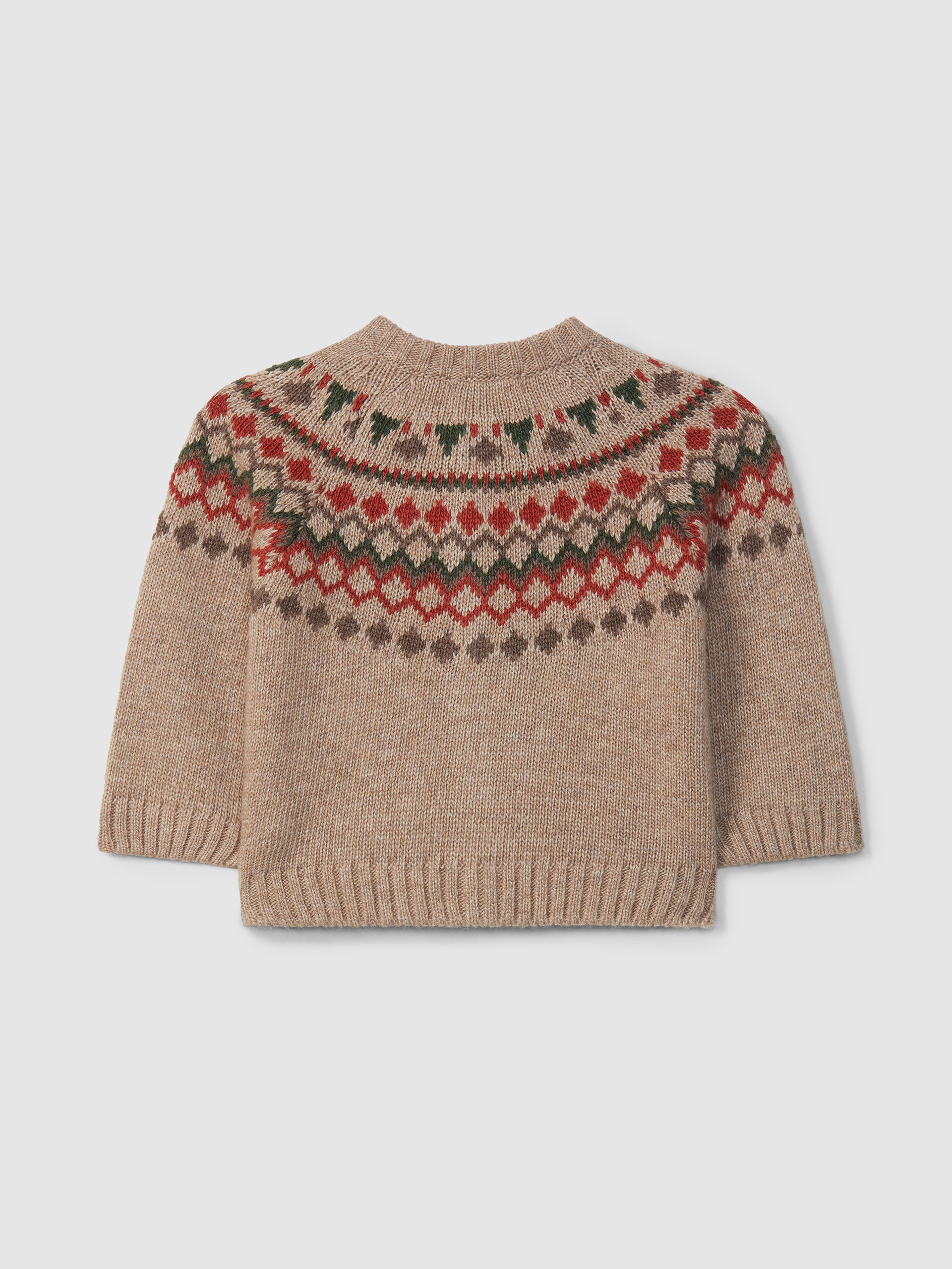 Casaco Tricotado com Jacquard