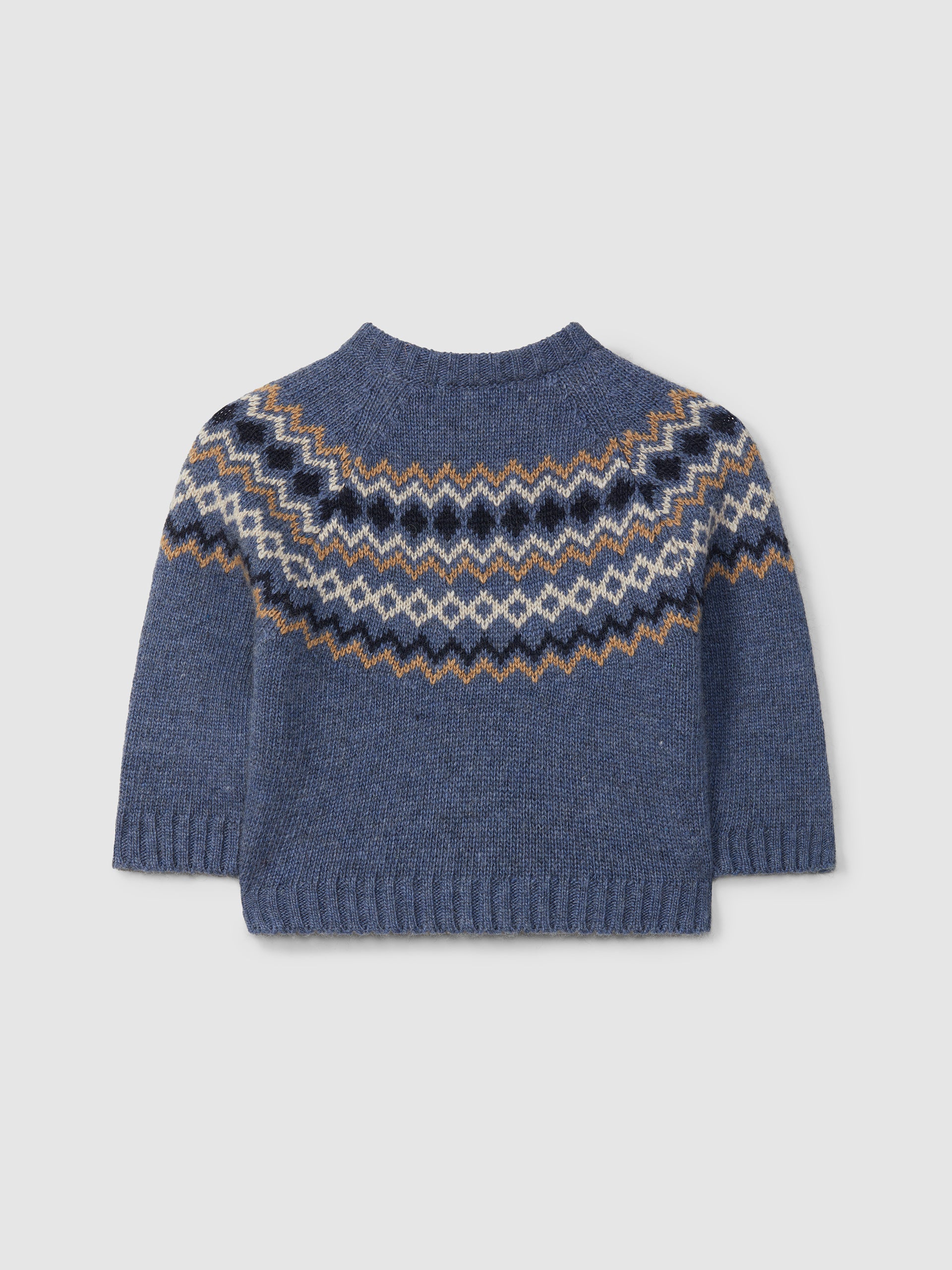 Camisola Tricotada com Jacquard