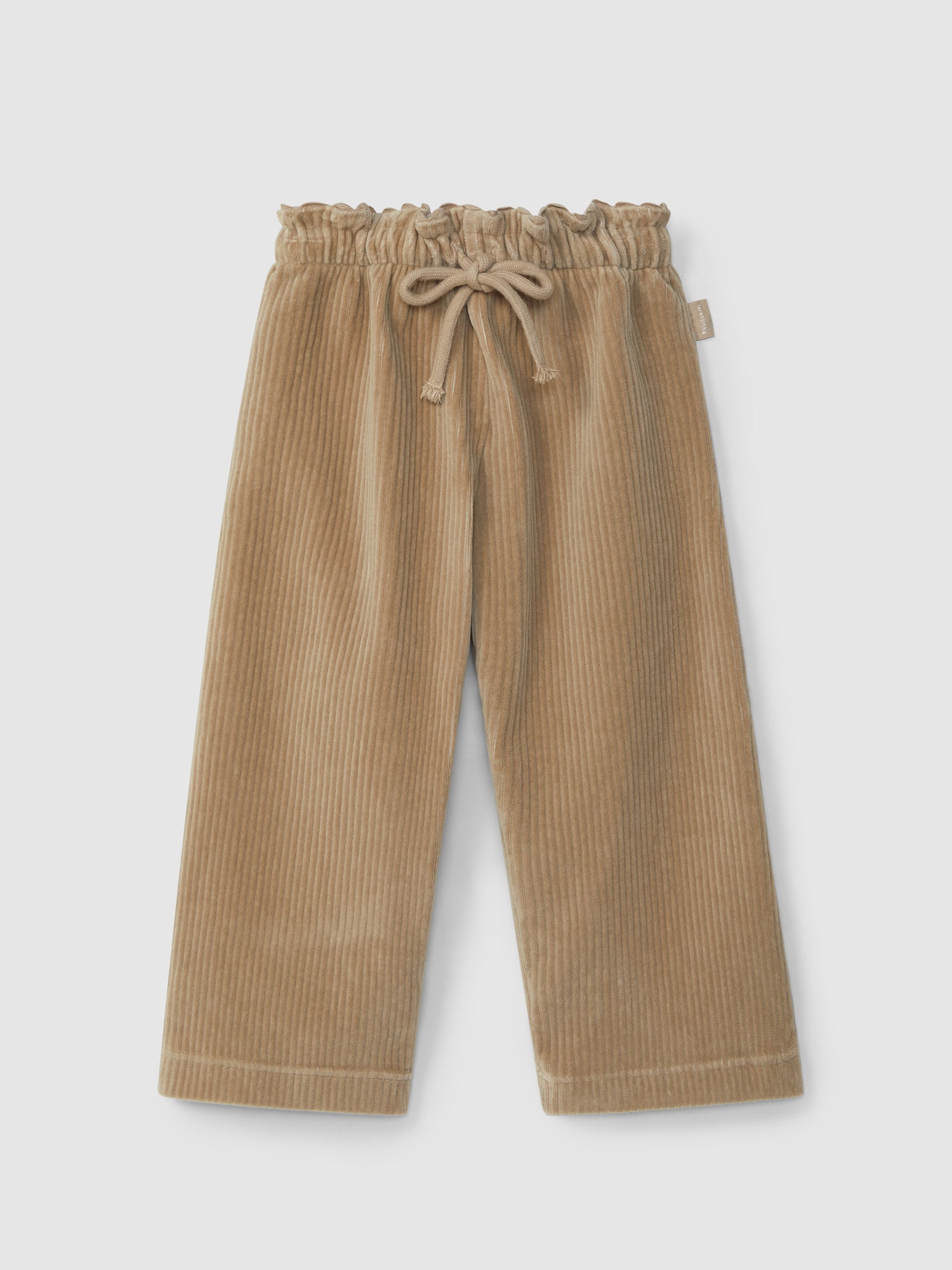 Wide Leg Corduroy Pull-Up Pants