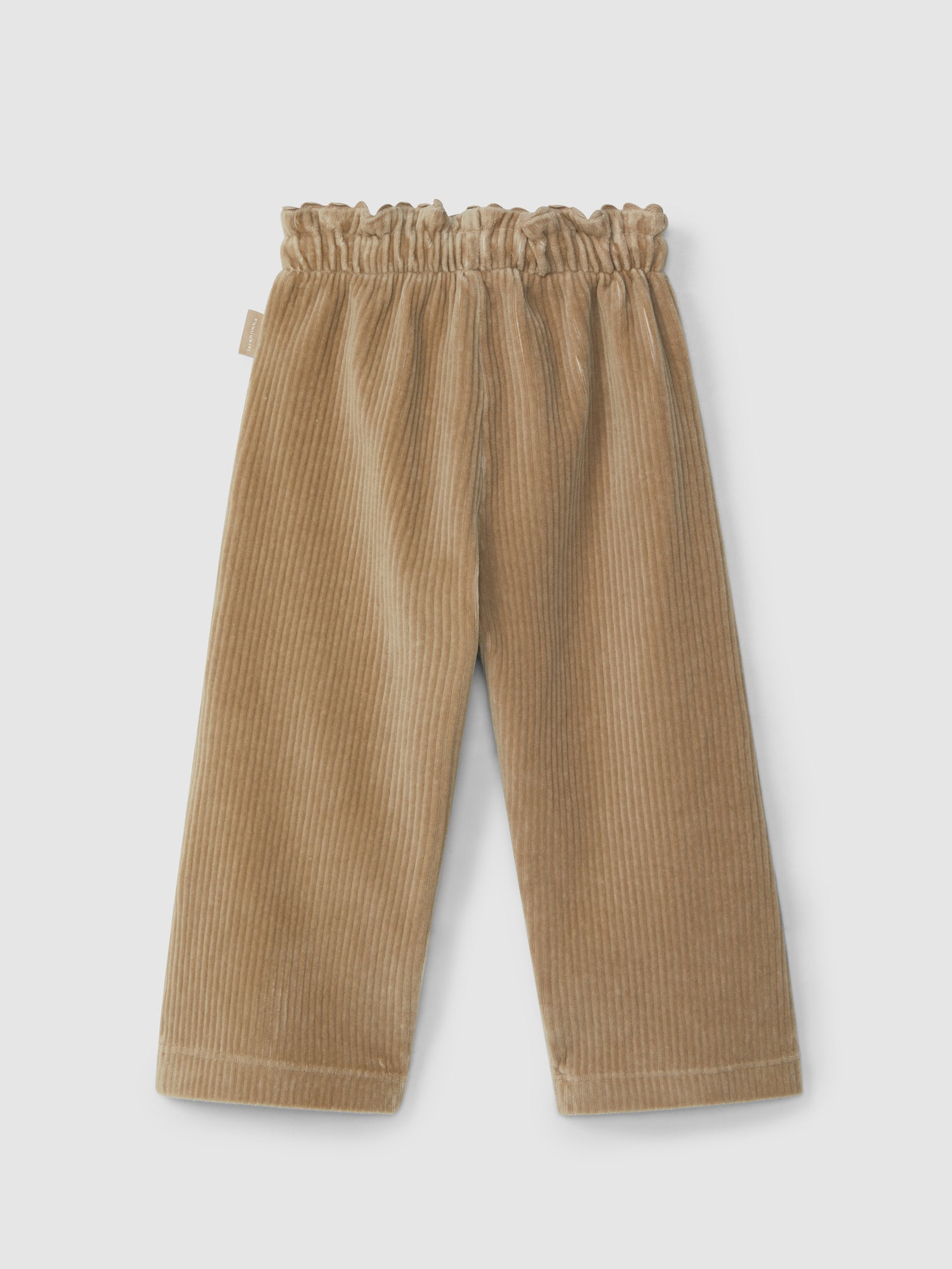 Wide Leg Corduroy Pull-Up Pants