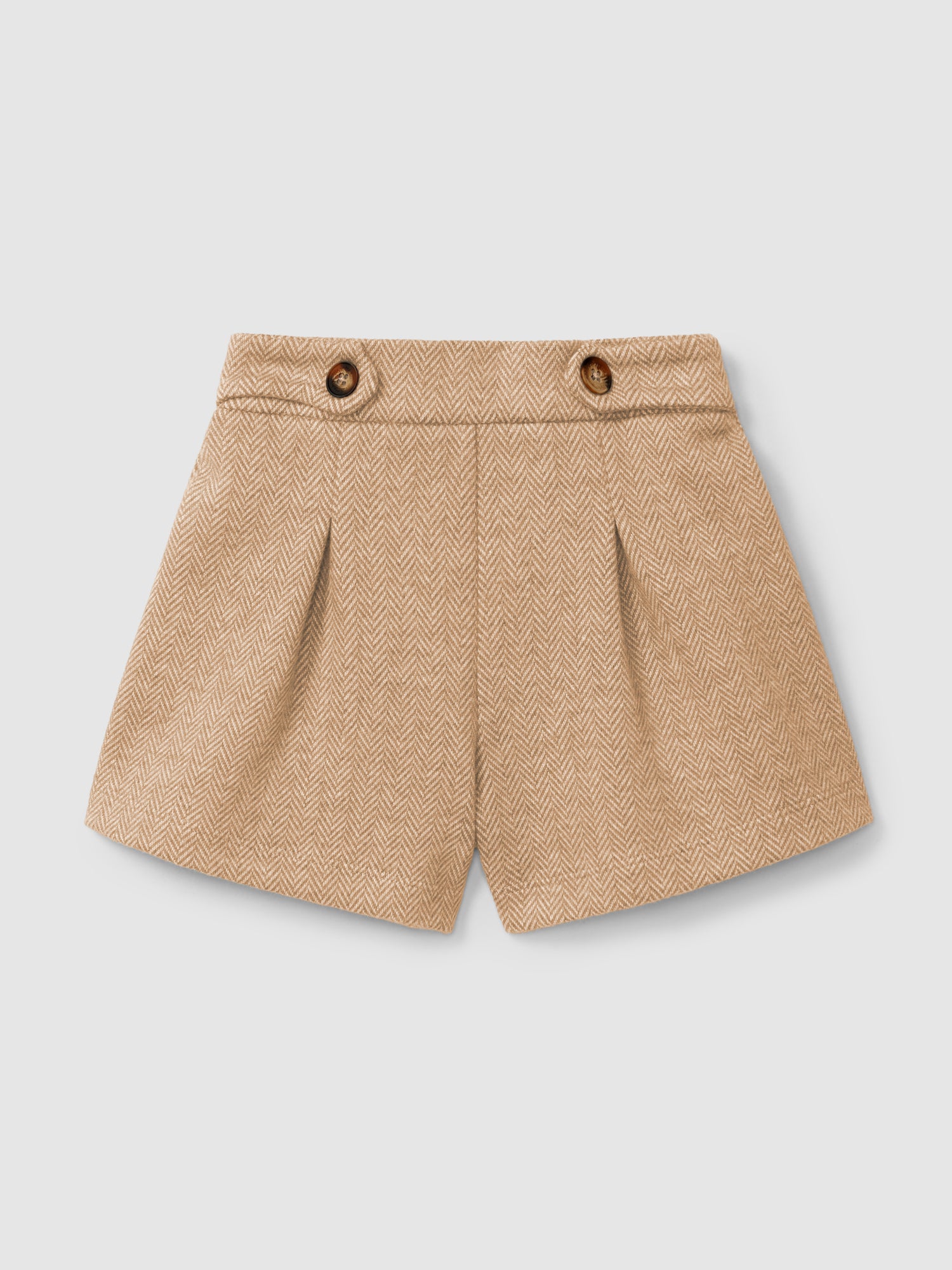 Short pull-up en tricot à chevrons