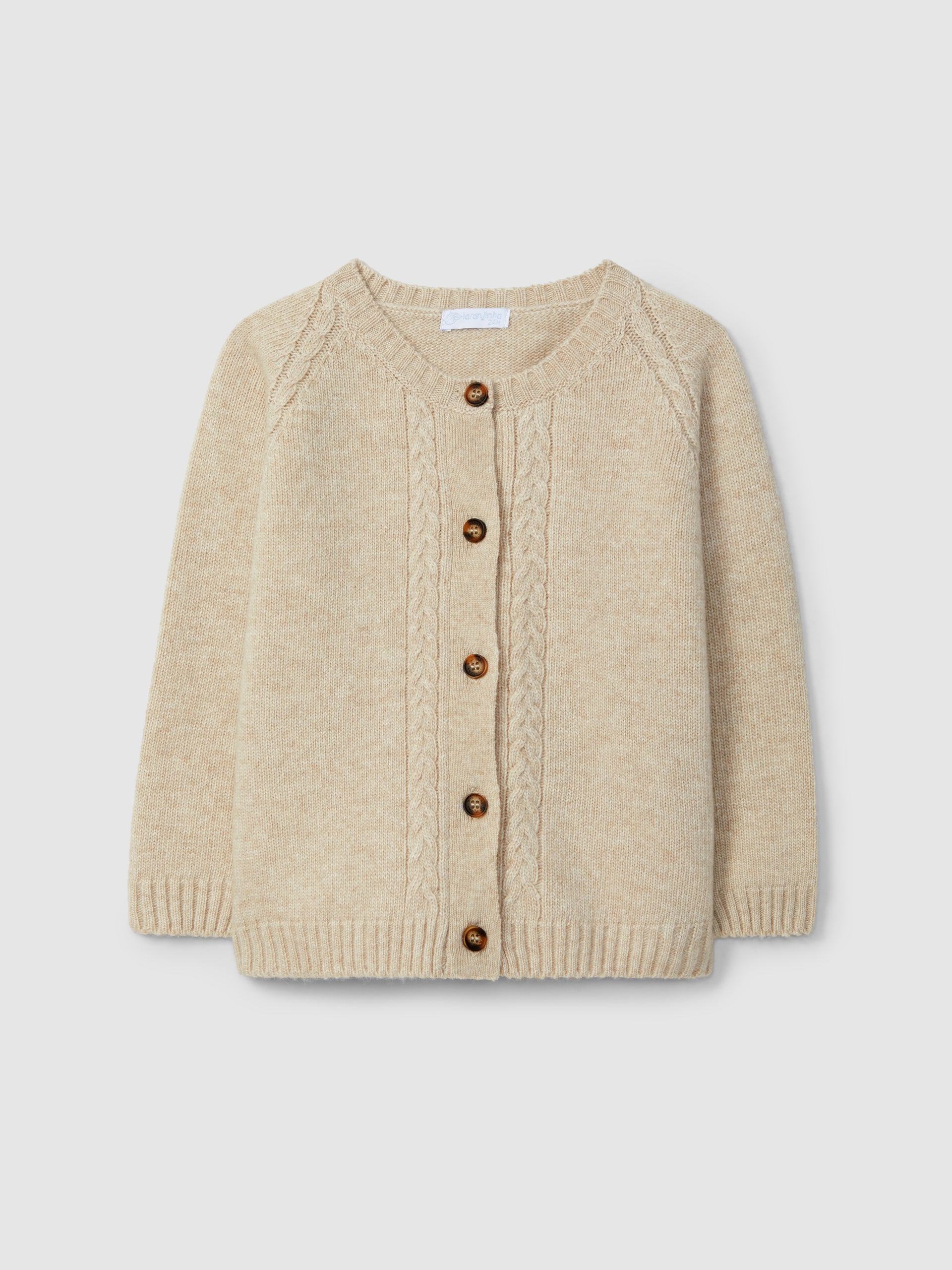 Knitted Coat with Braids