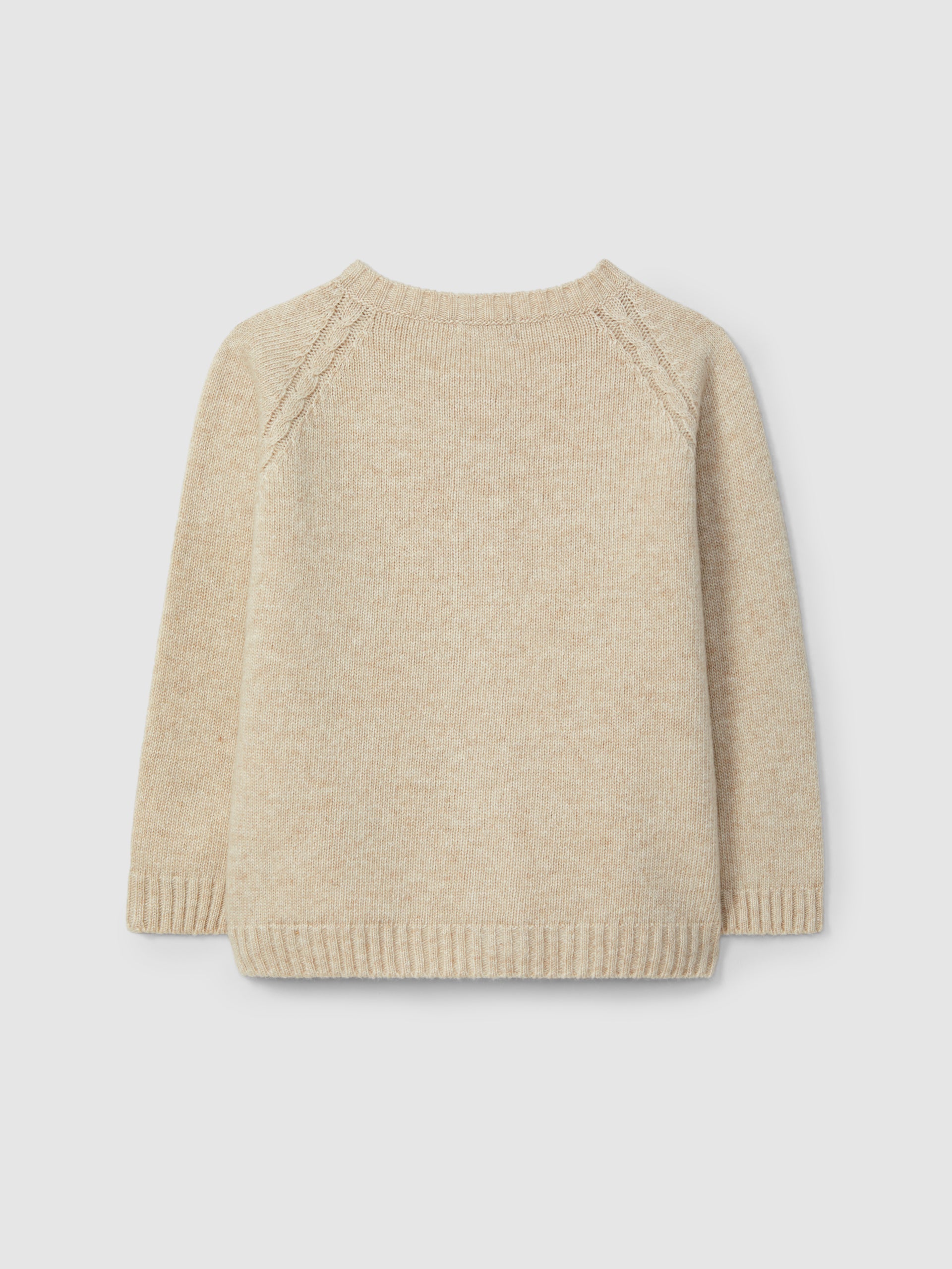 Knitted Coat with Braids