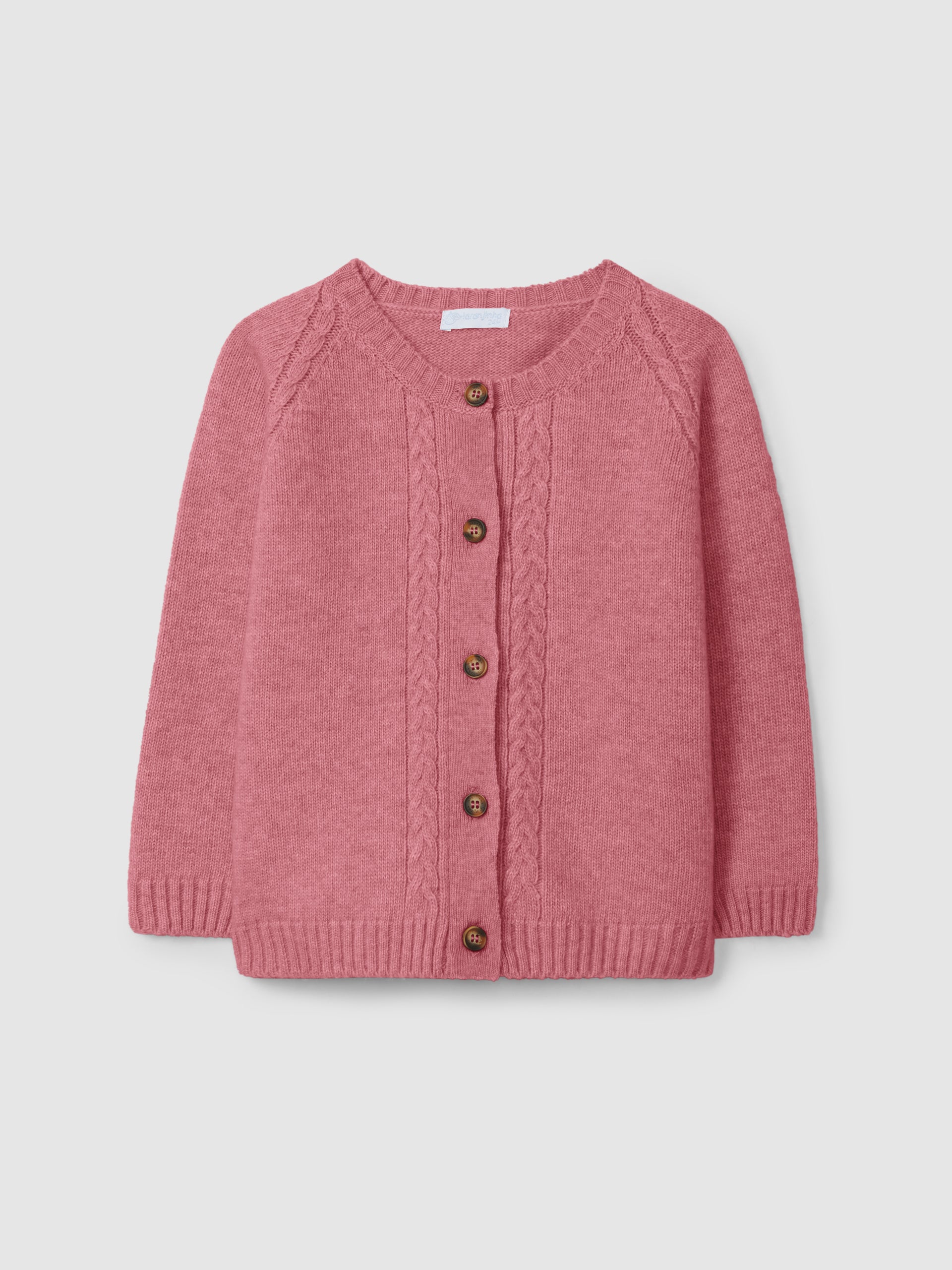 Knitted Coat with Braids