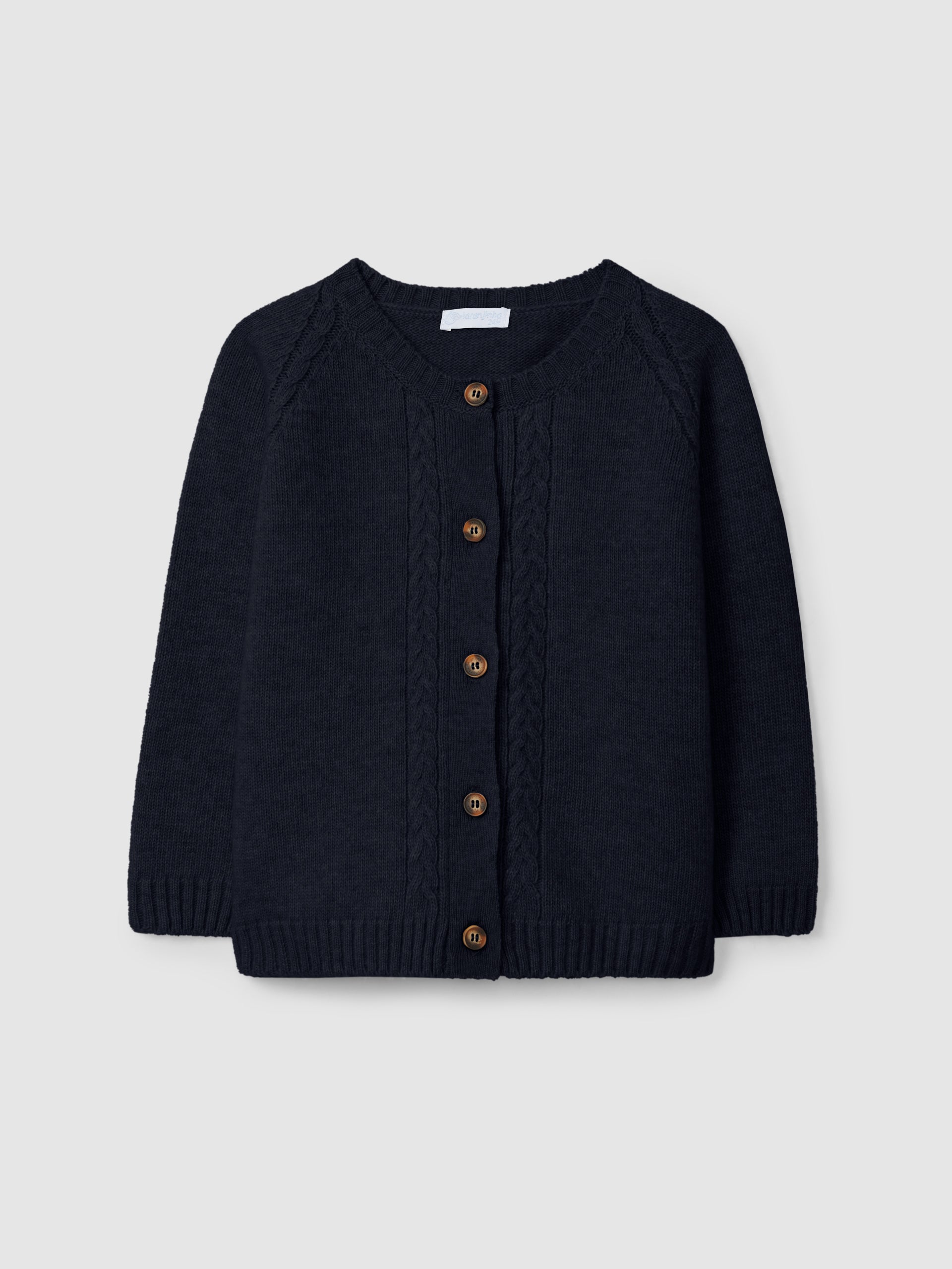 Knitted Coat with Braids