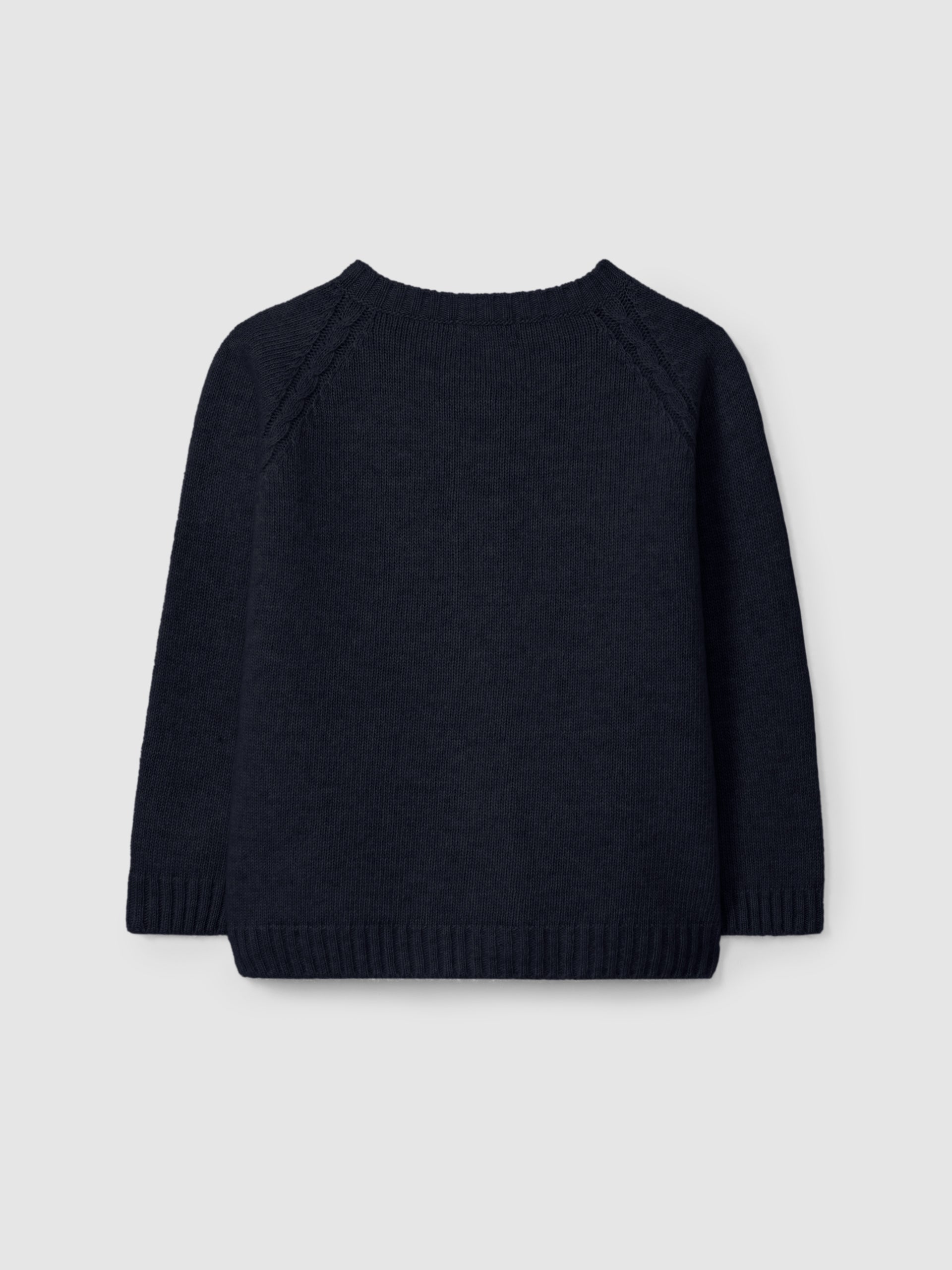 Knitted Coat with Braids