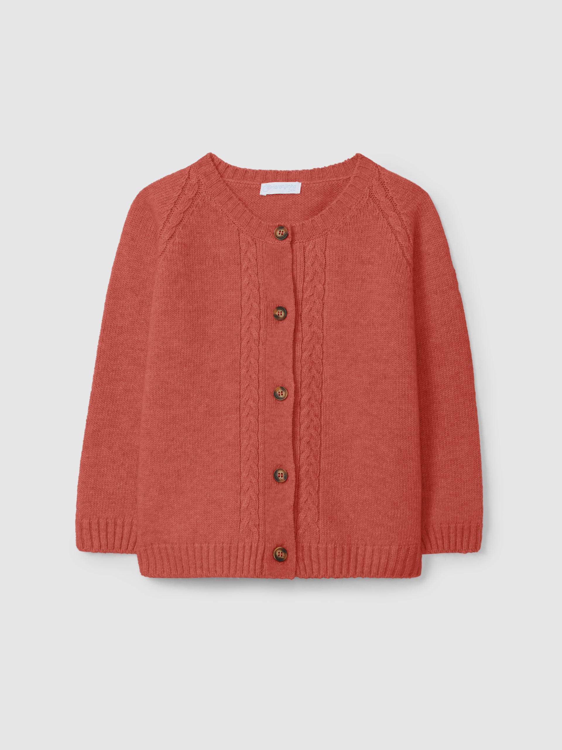 Knitted Coat with Braids