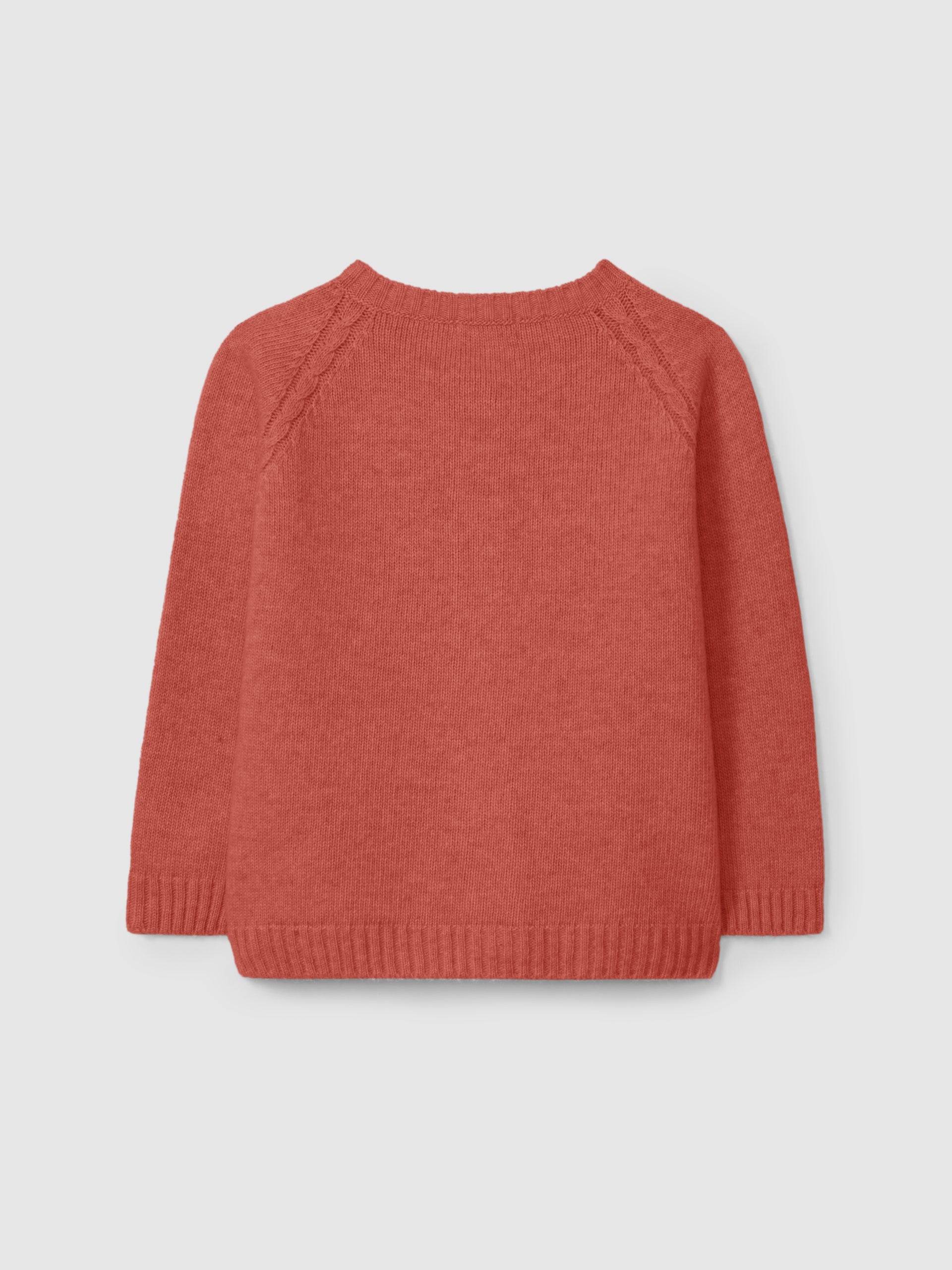 Knitted Coat with Braids