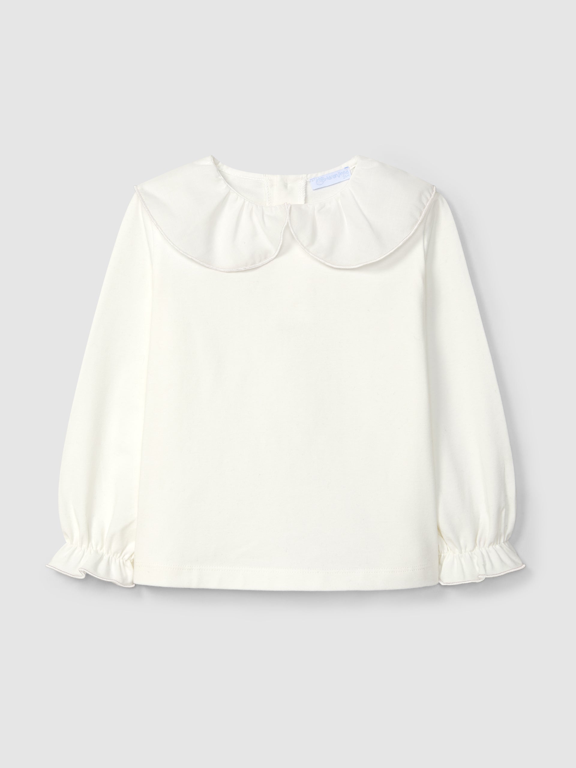 Longsleeve Algodão Gola de Folho