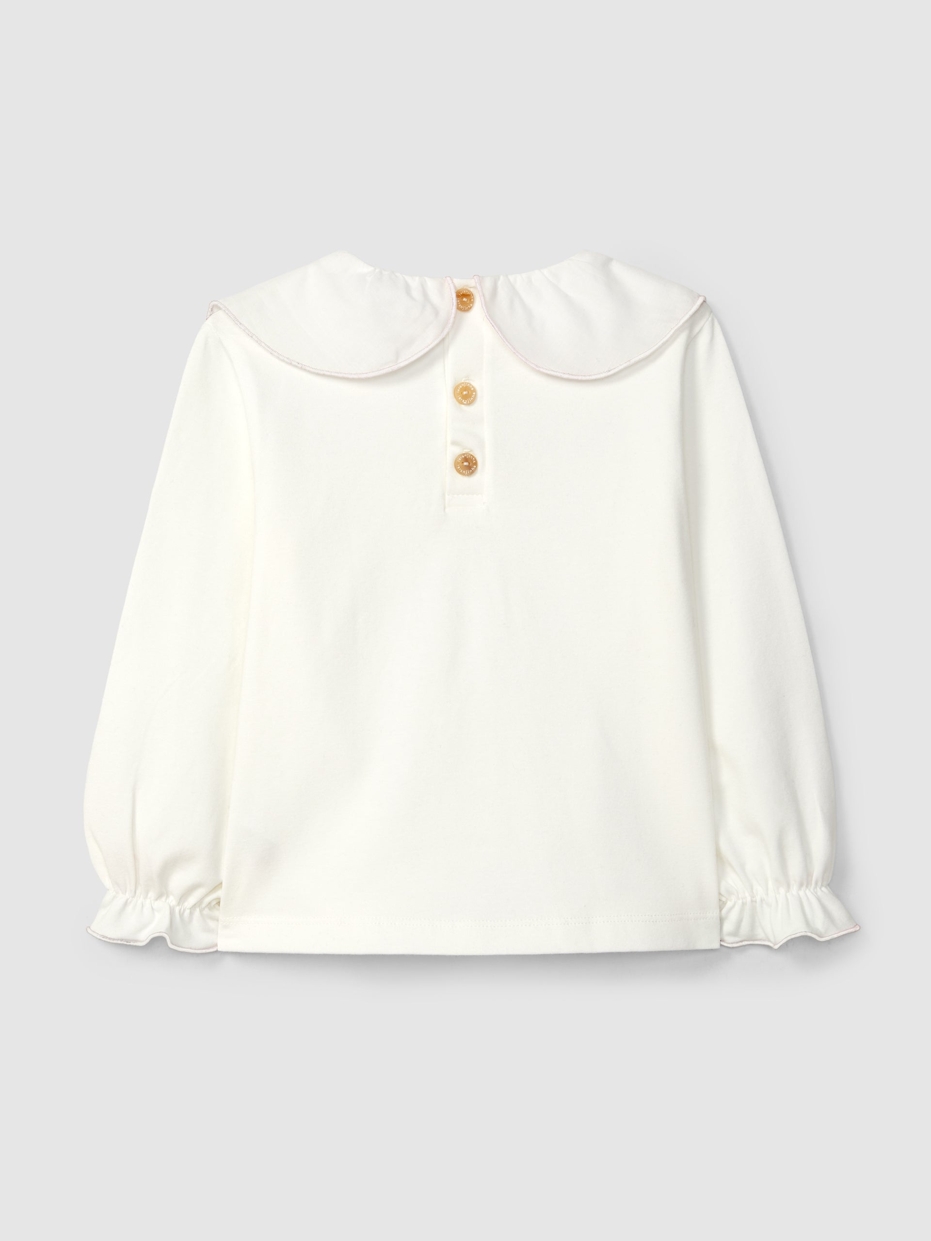 Longsleeve Algodão Gola de Folho