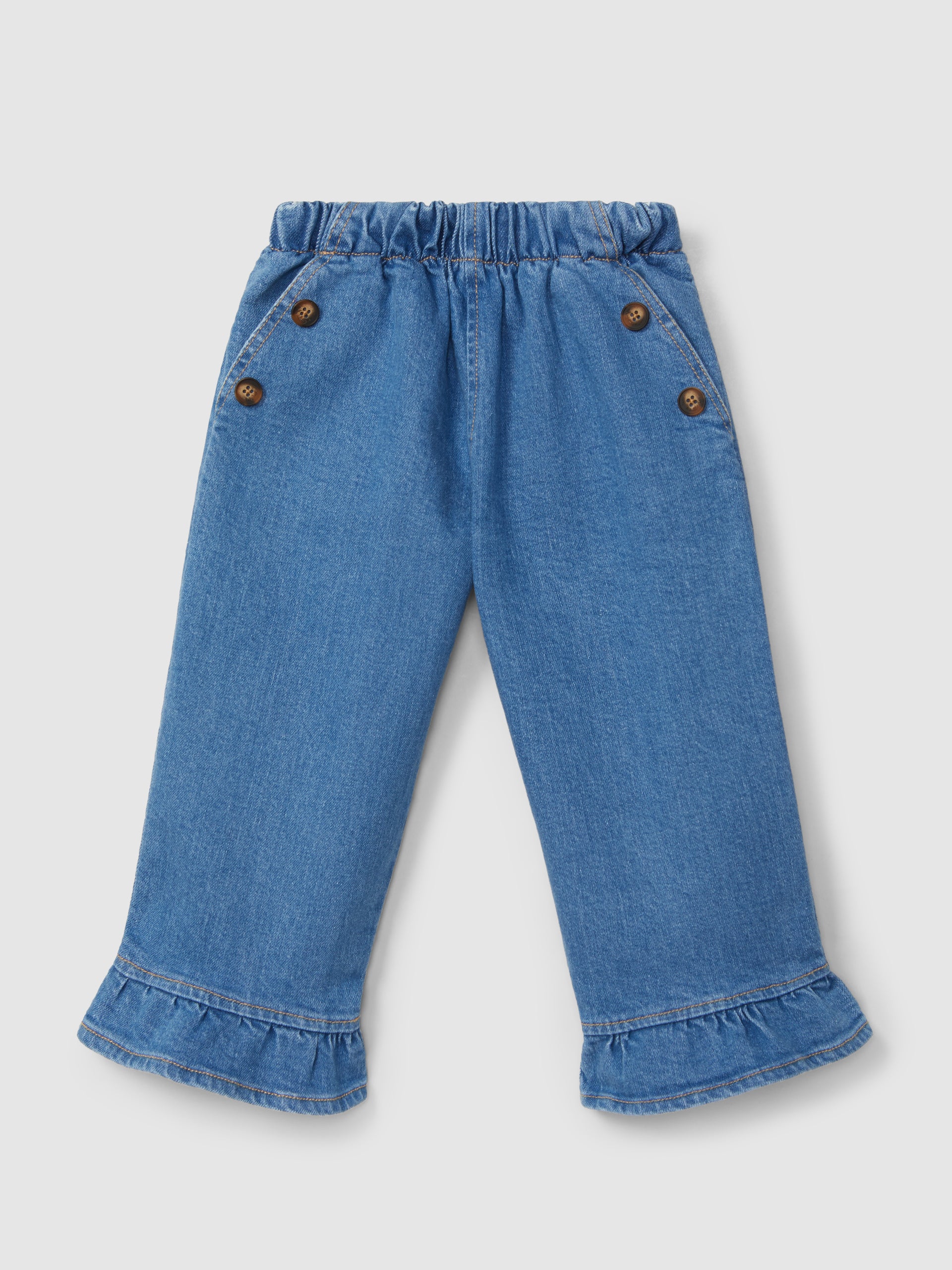 Calças Denim Folhinho