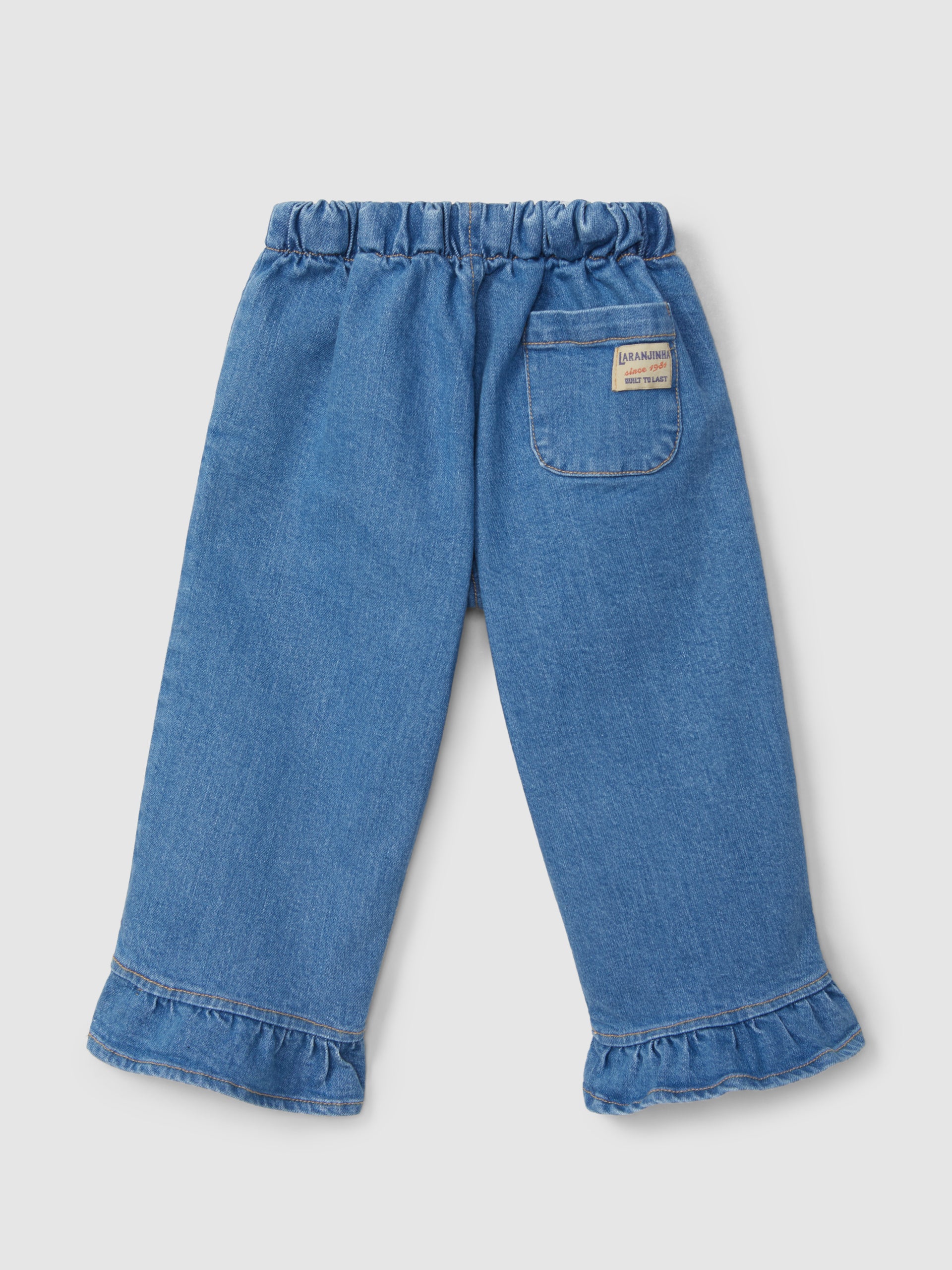 Calças Denim Folhinho