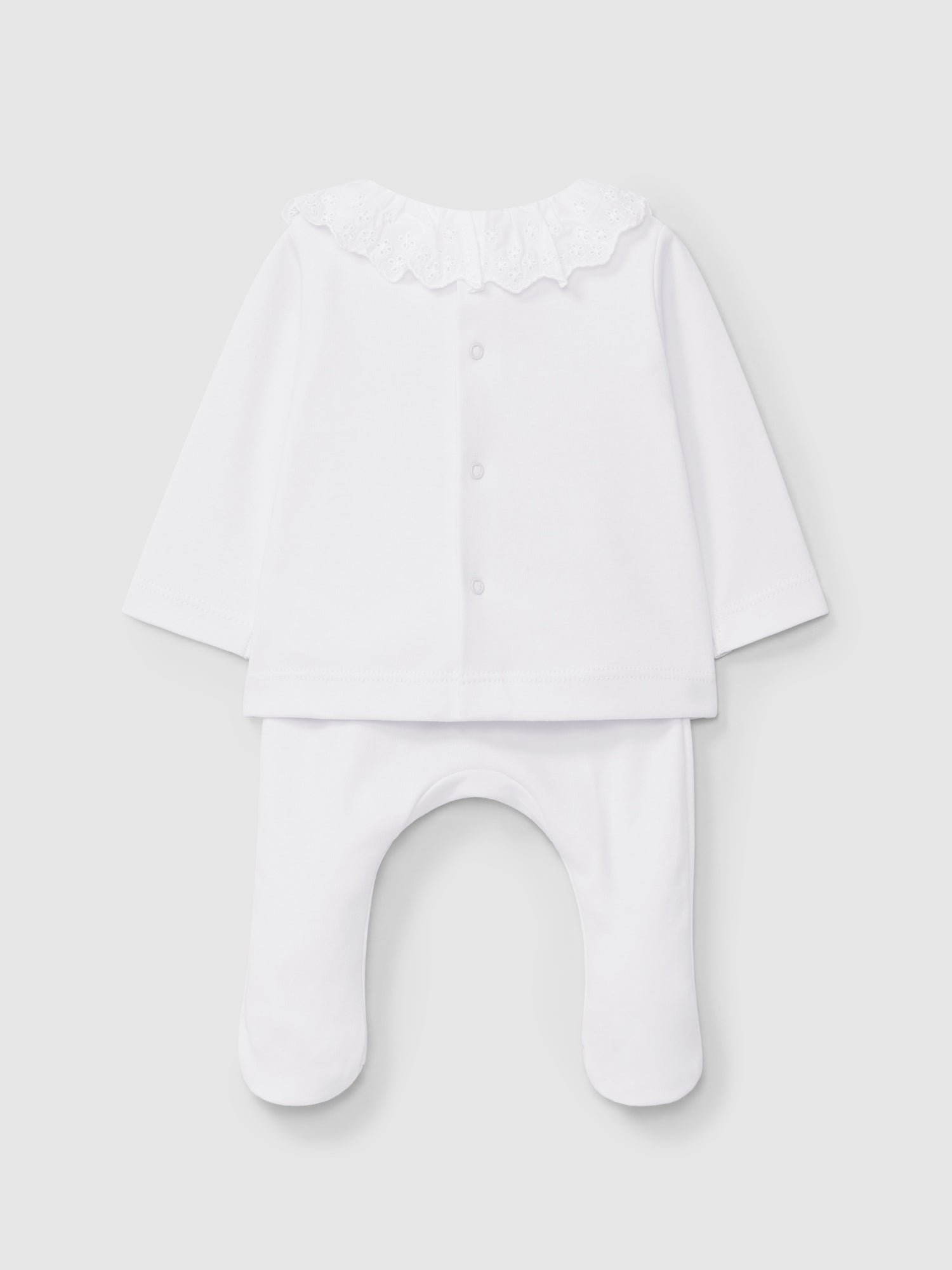 2 Piece Suit with English Embroidery