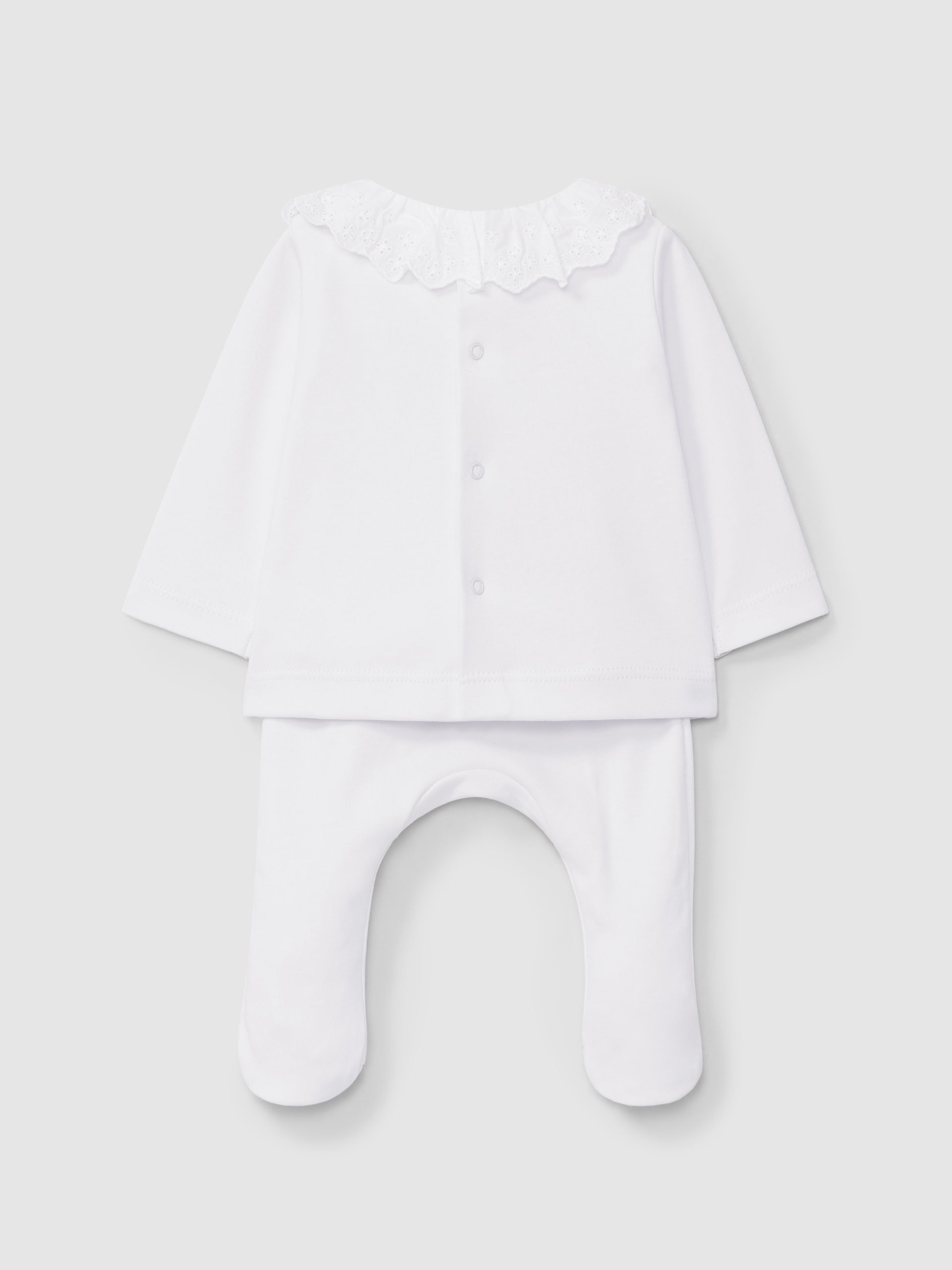 2 Piece Suit with English Embroidery
