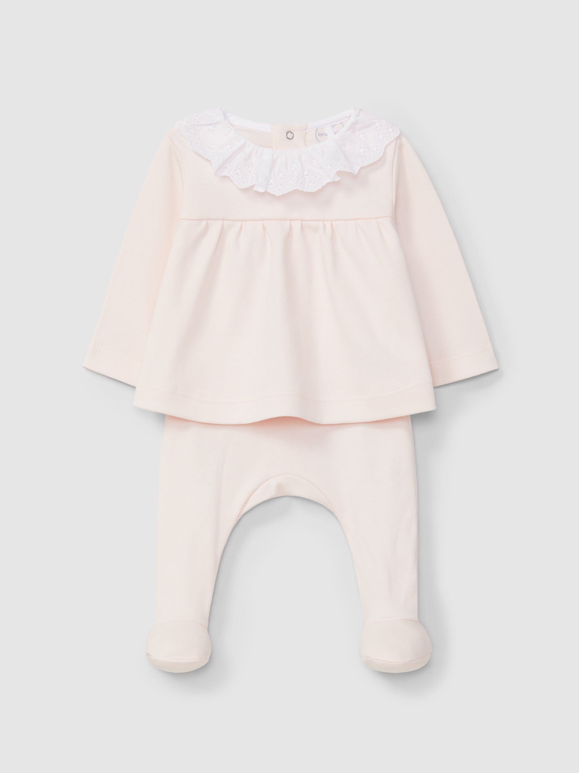 2 Piece Suit with English Embroidery