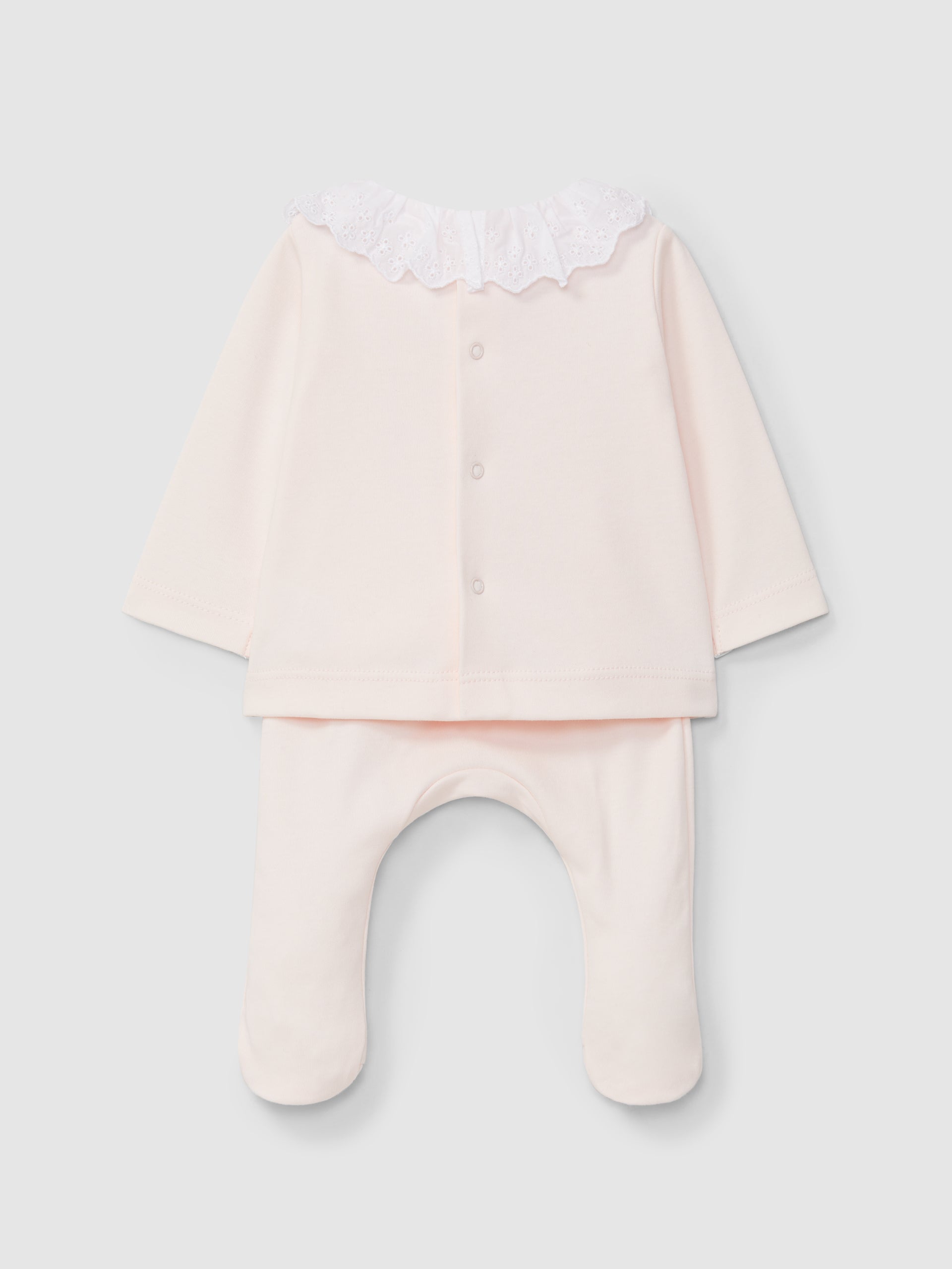 2 Piece Suit with English Embroidery