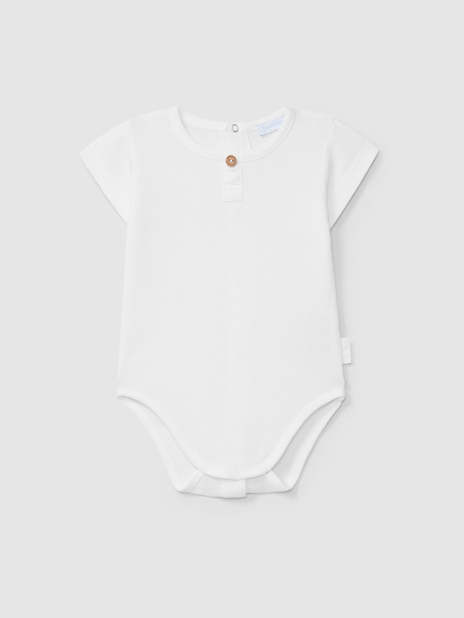 Body en tricot gaufré sans col