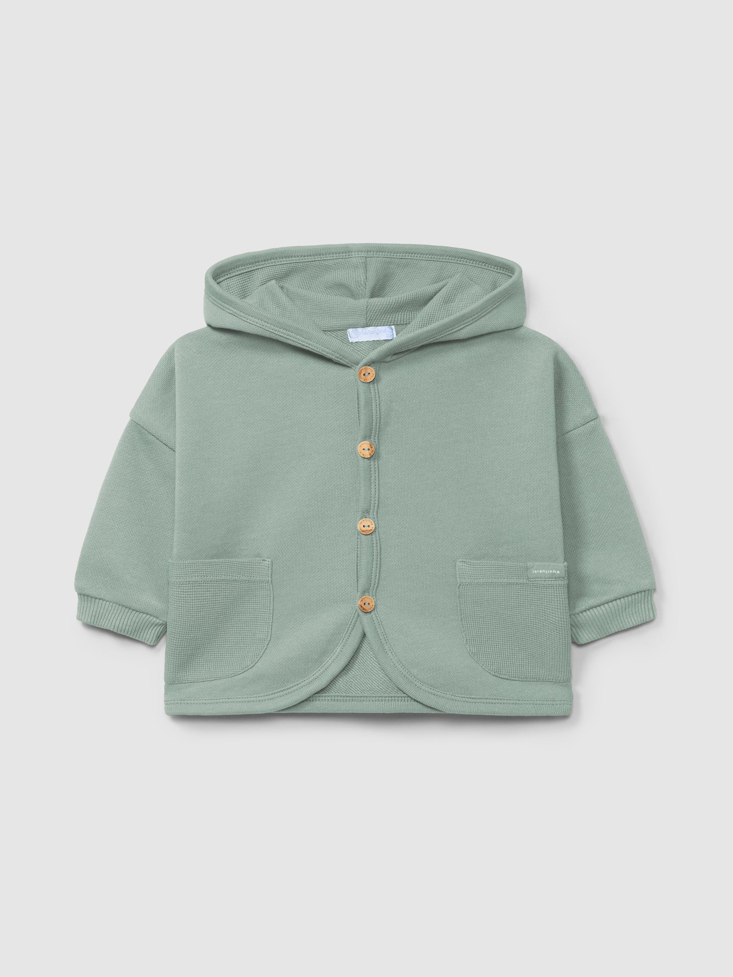 Plush Hooded Jacket with Pockets