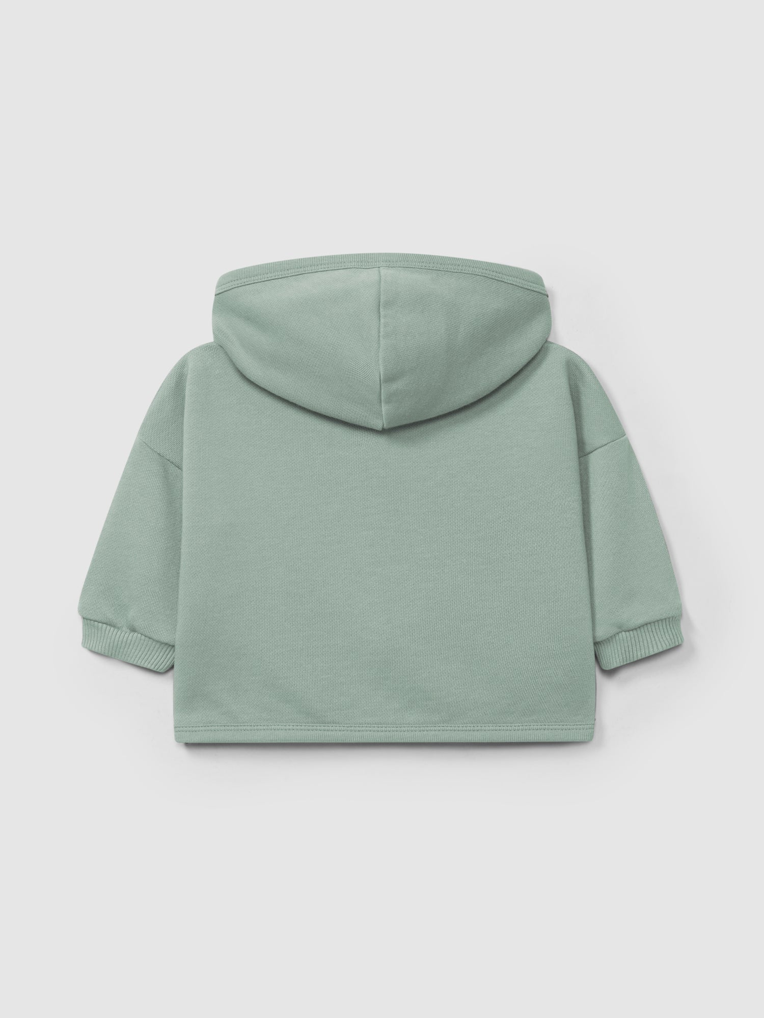 Plush Hooded Jacket with Pockets