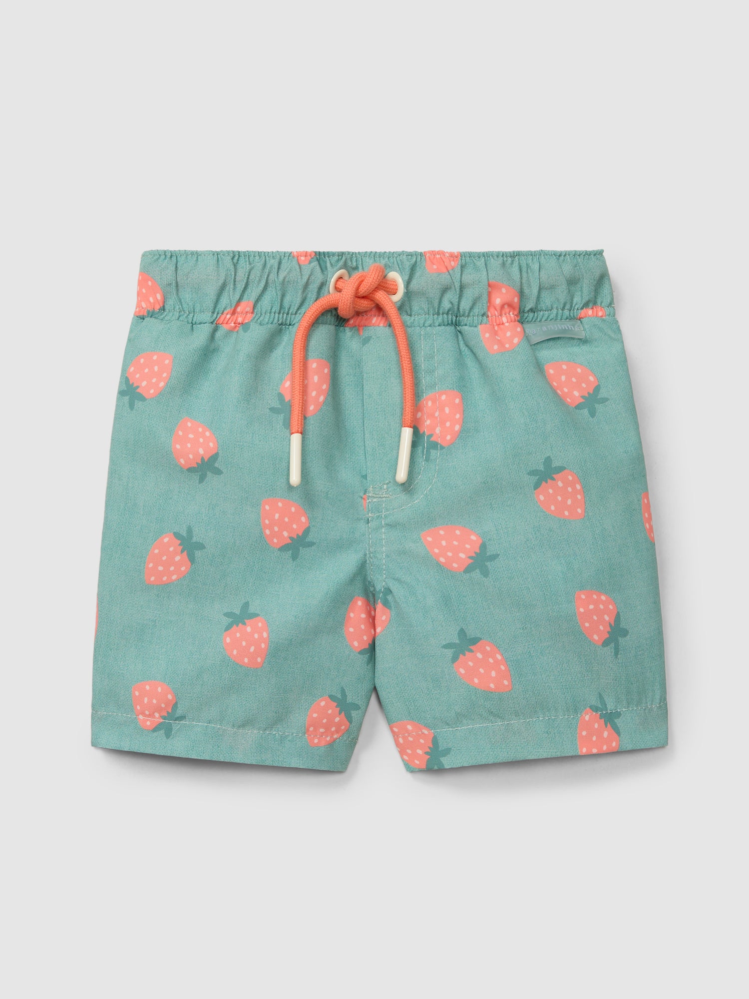 Short de bain fraise