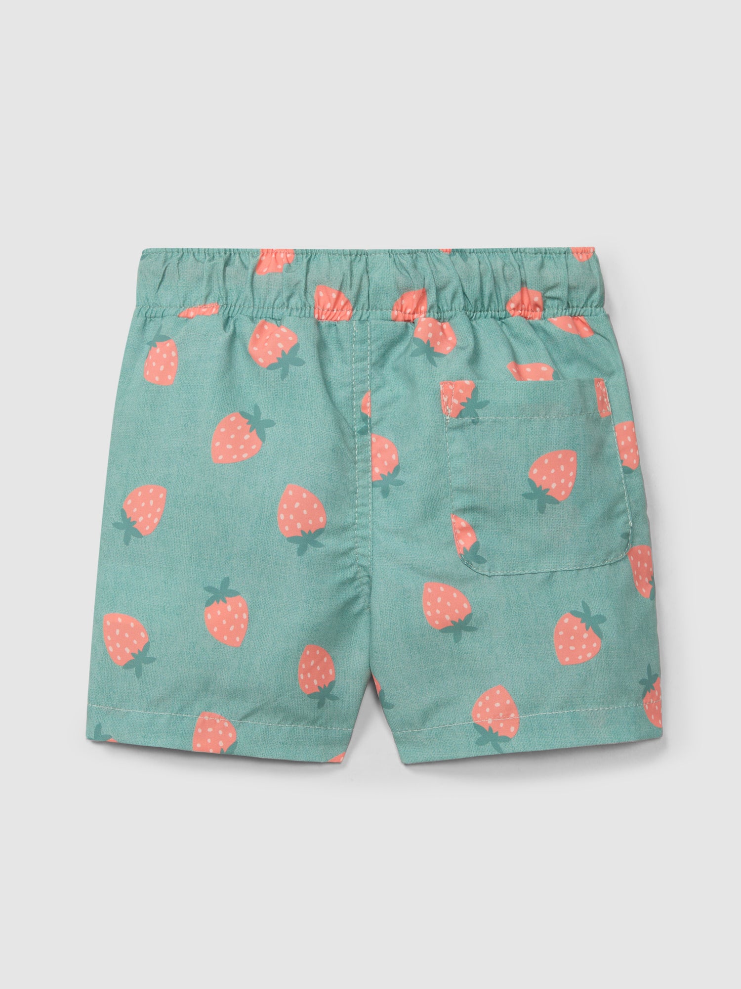 Short de bain fraise