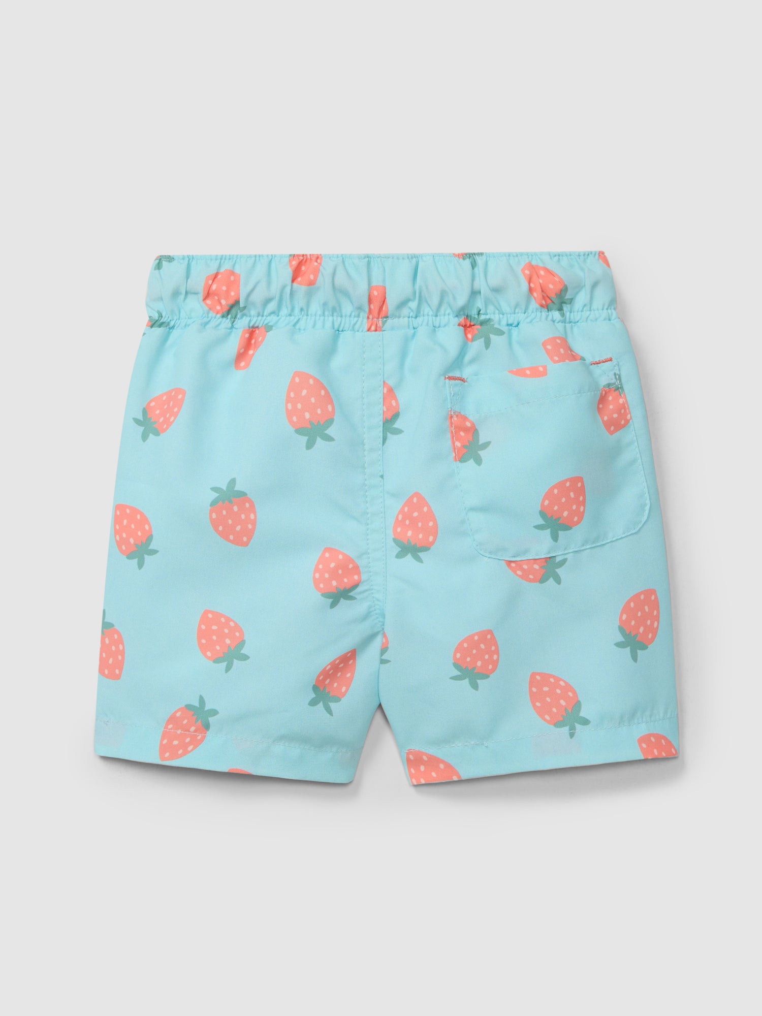 Short de bain fraise