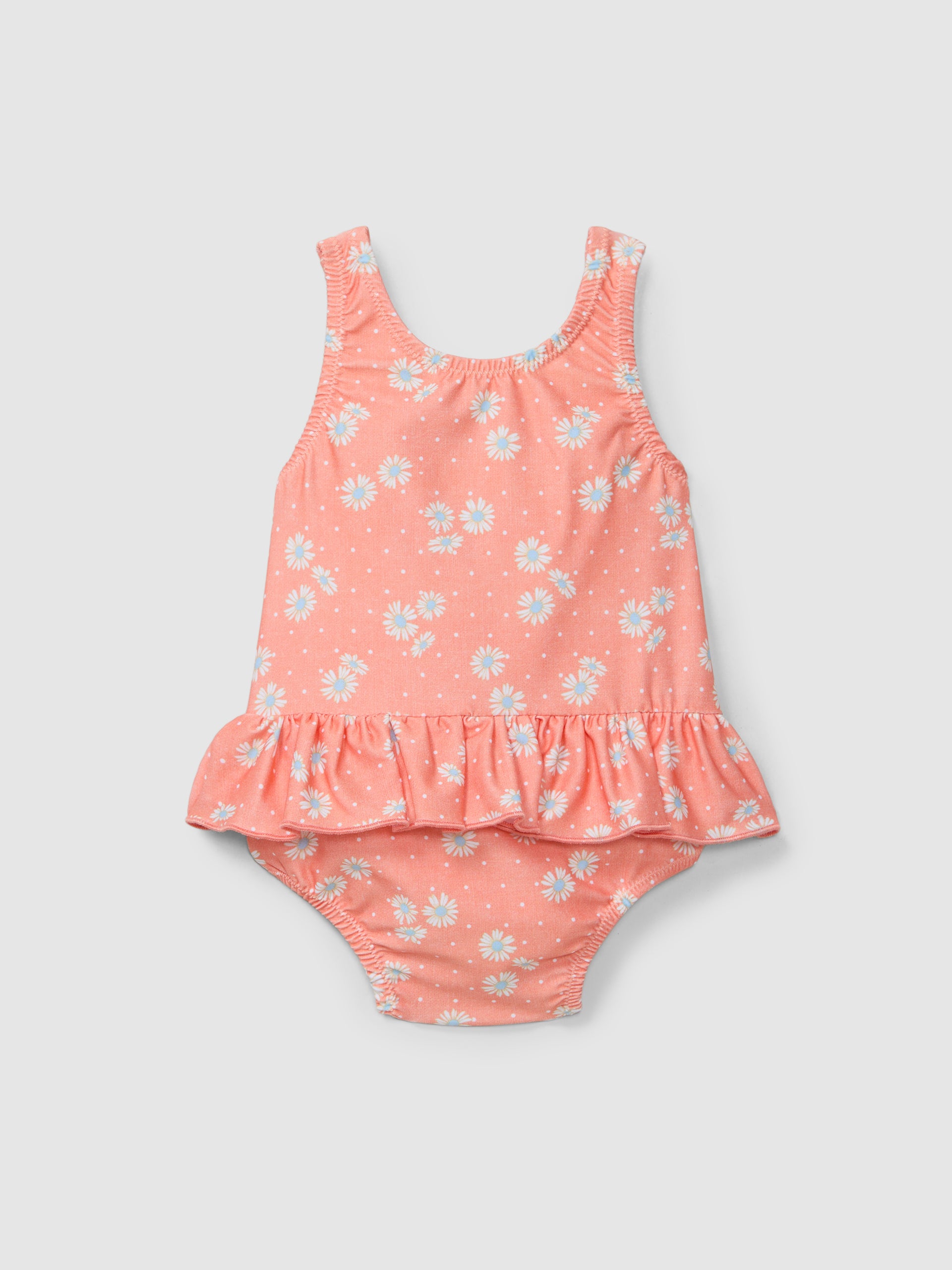 Maillot de bain fleuri à volants