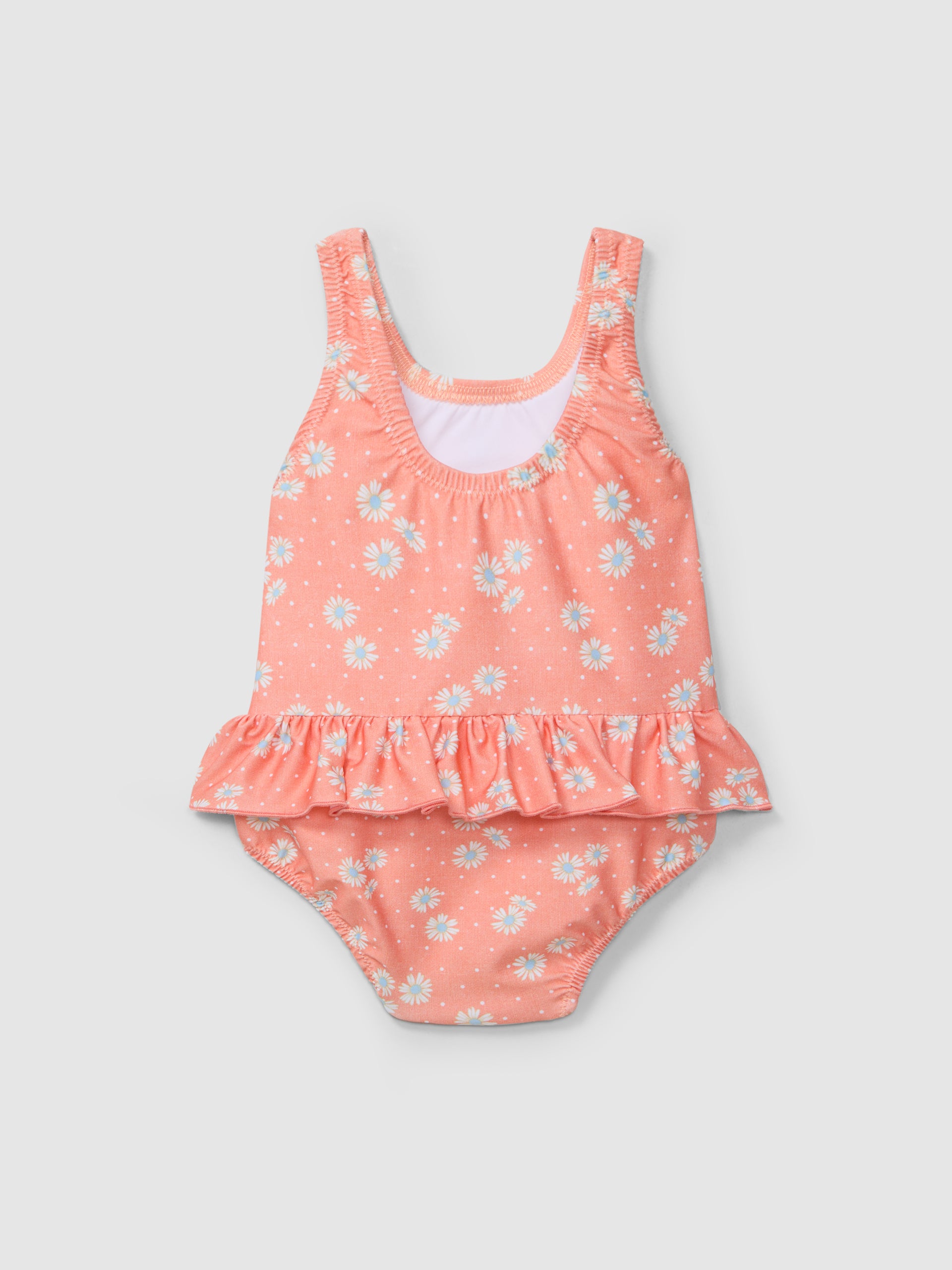 Maillot de bain fleuri à volants