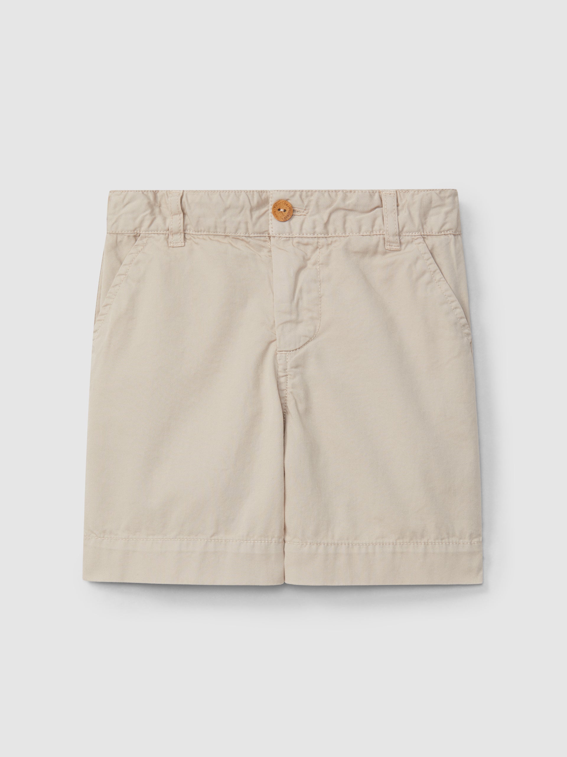 Short en sergé uni