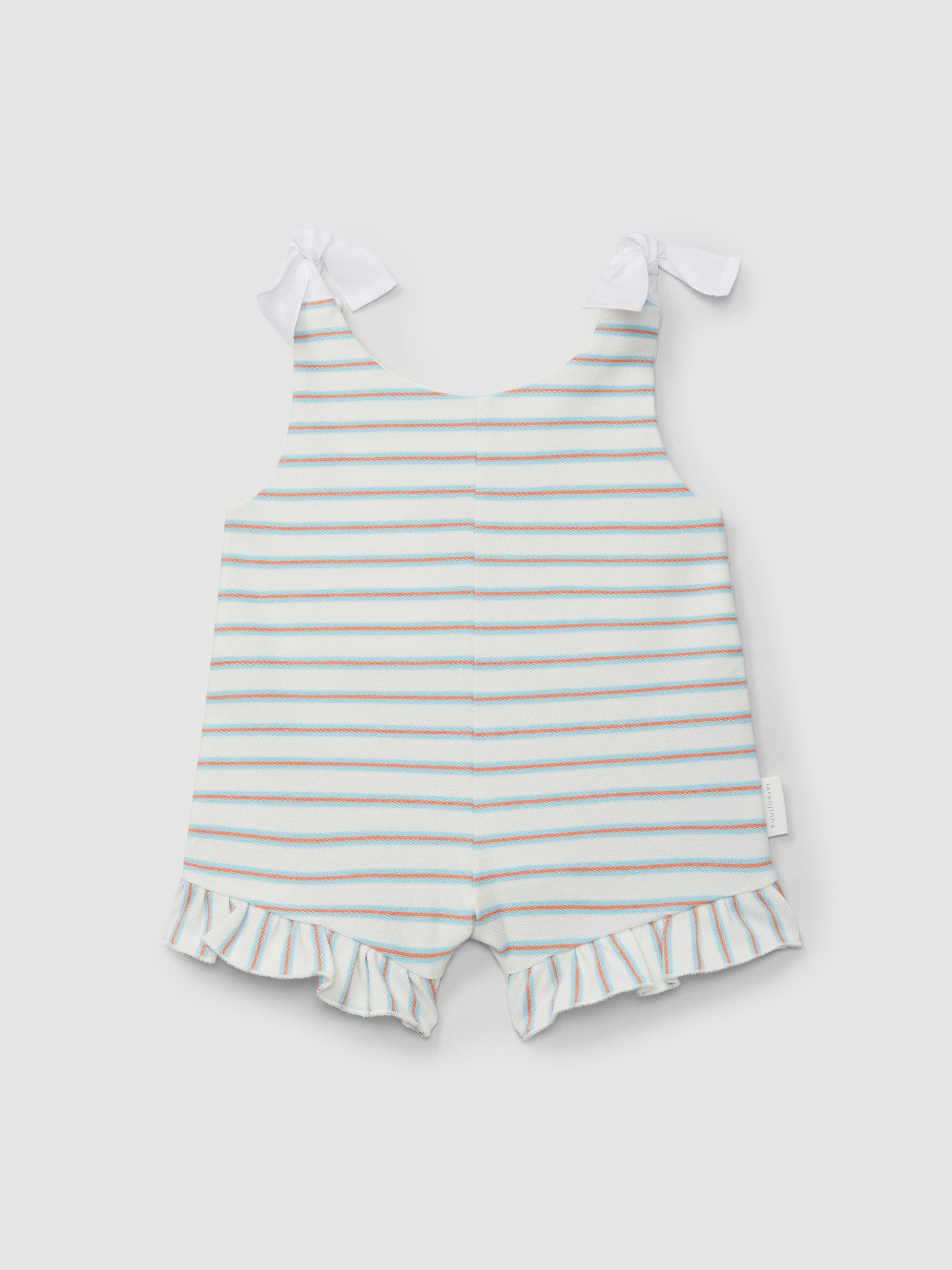 Multicolor Striped Plush Jumpsuit