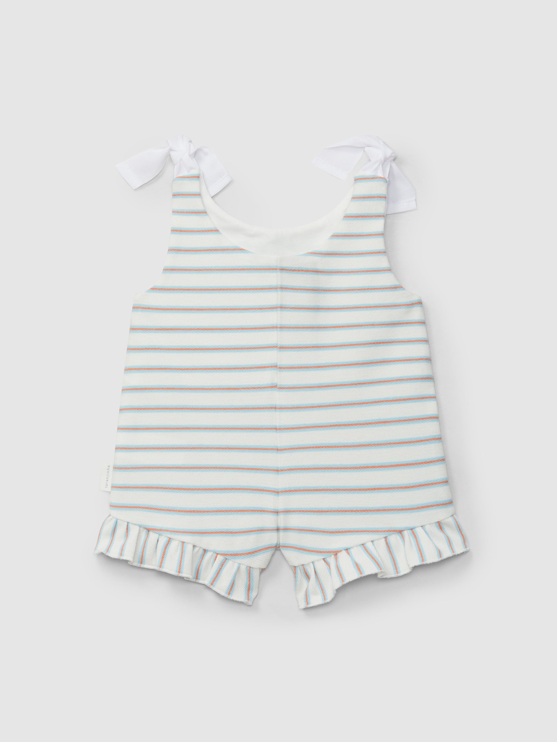 Multicolor Striped Plush Jumpsuit