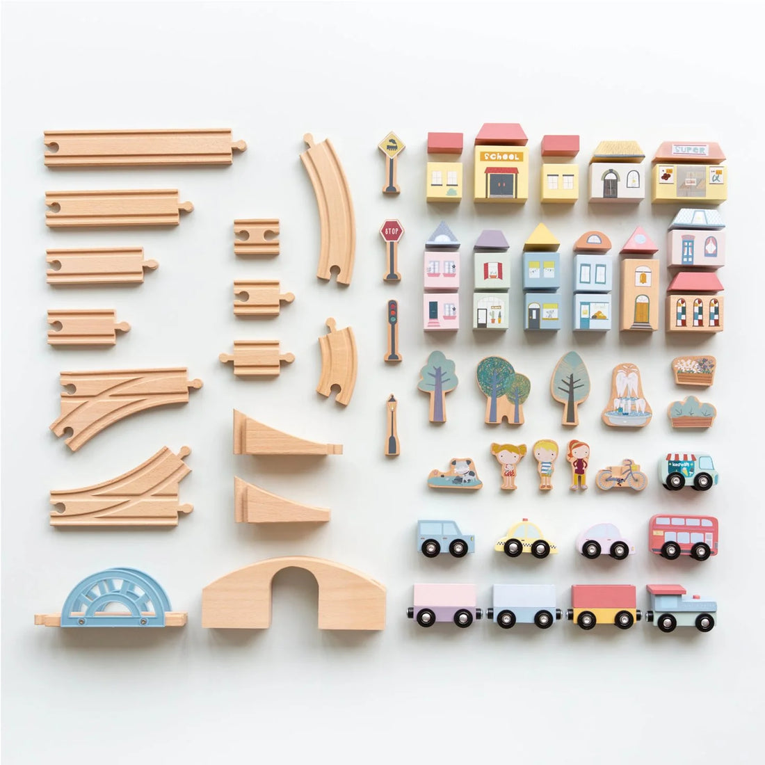 XXL Wooden Train Track