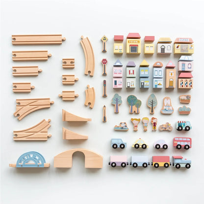 XXL Wooden Train Track