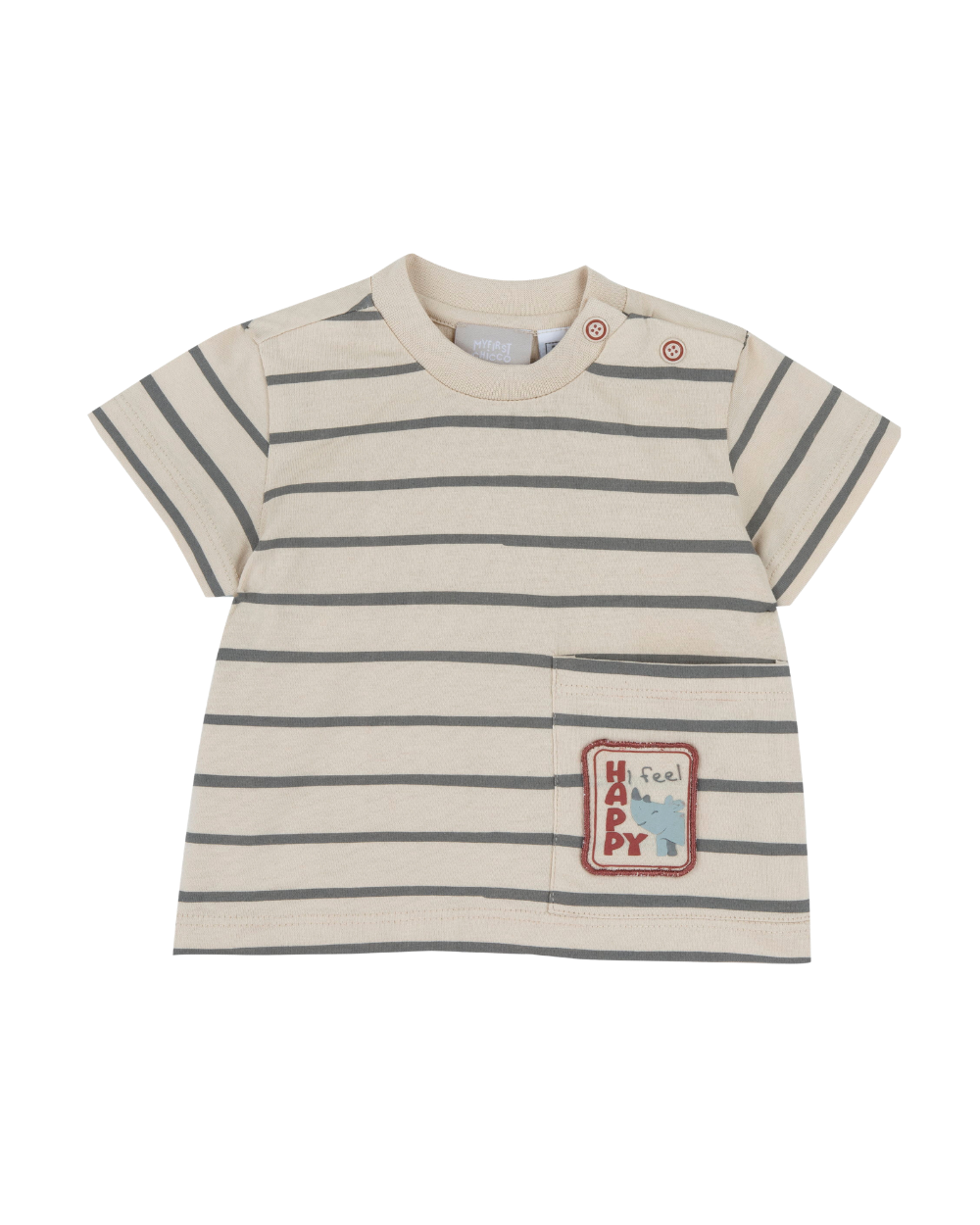 T-shirt às Riscas