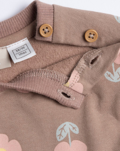 Sweatshirt Estampado Flowers
