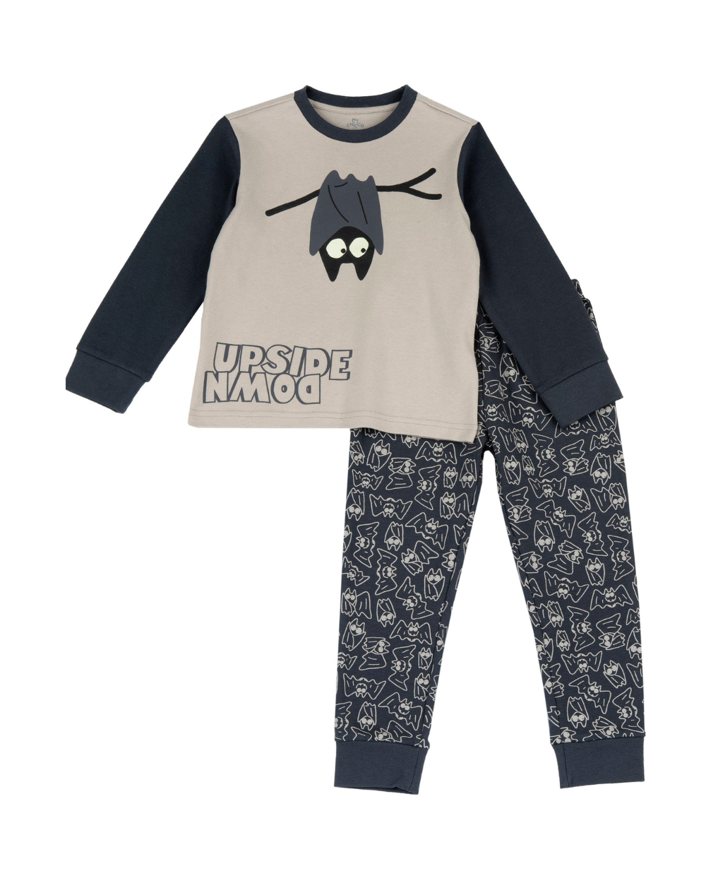 Pijama de Algodão Morcegos