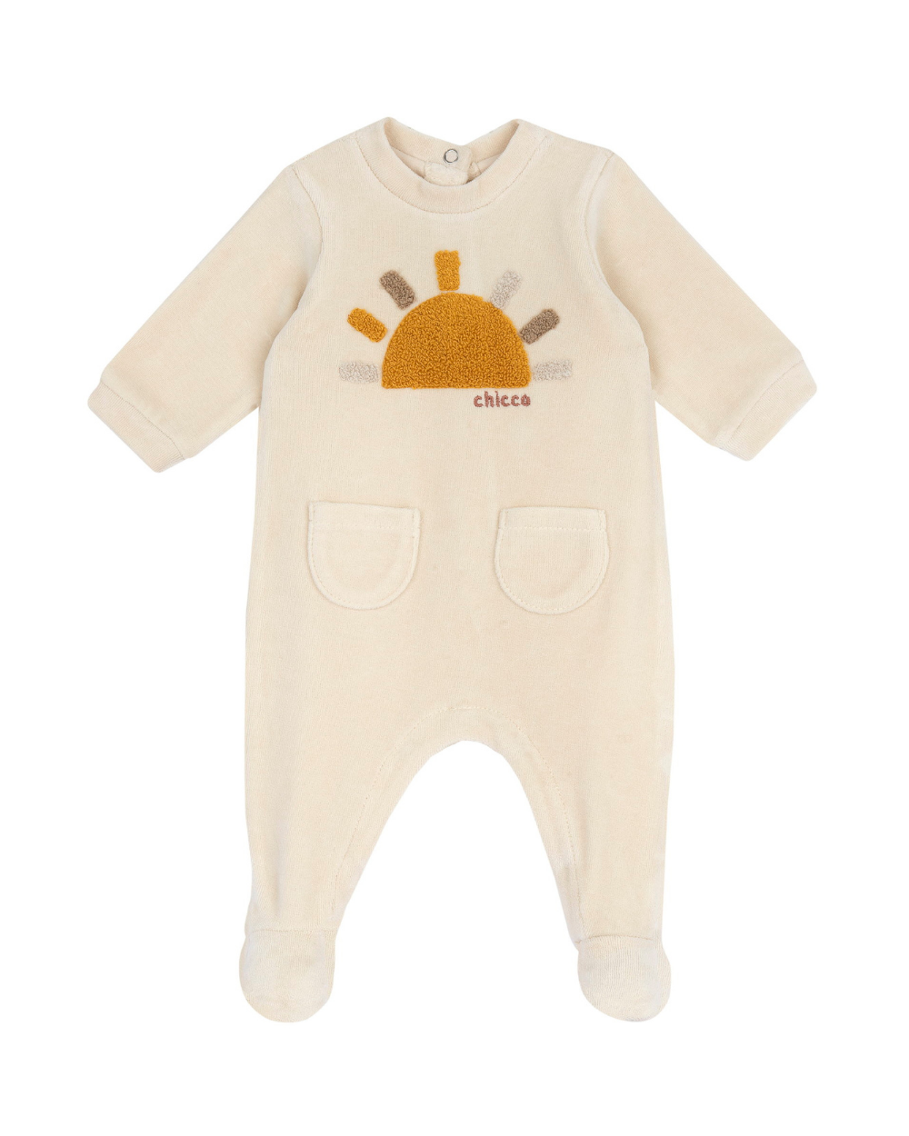 Babygrow de Veludo Estampado
