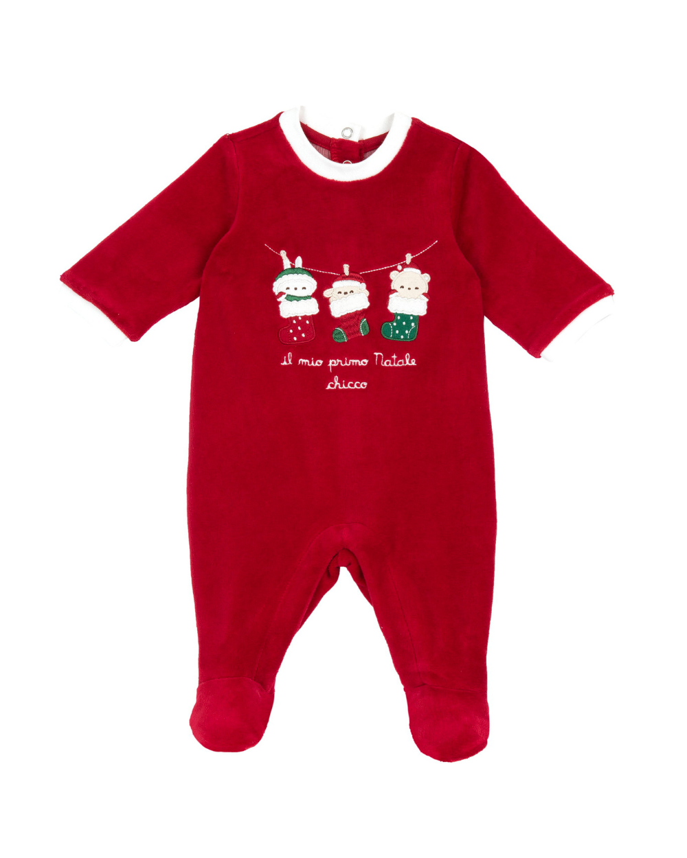Babygrow de Veludo Natalício