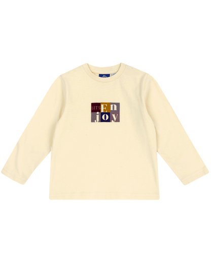 Longsleeve Estampada Efeito Veludo