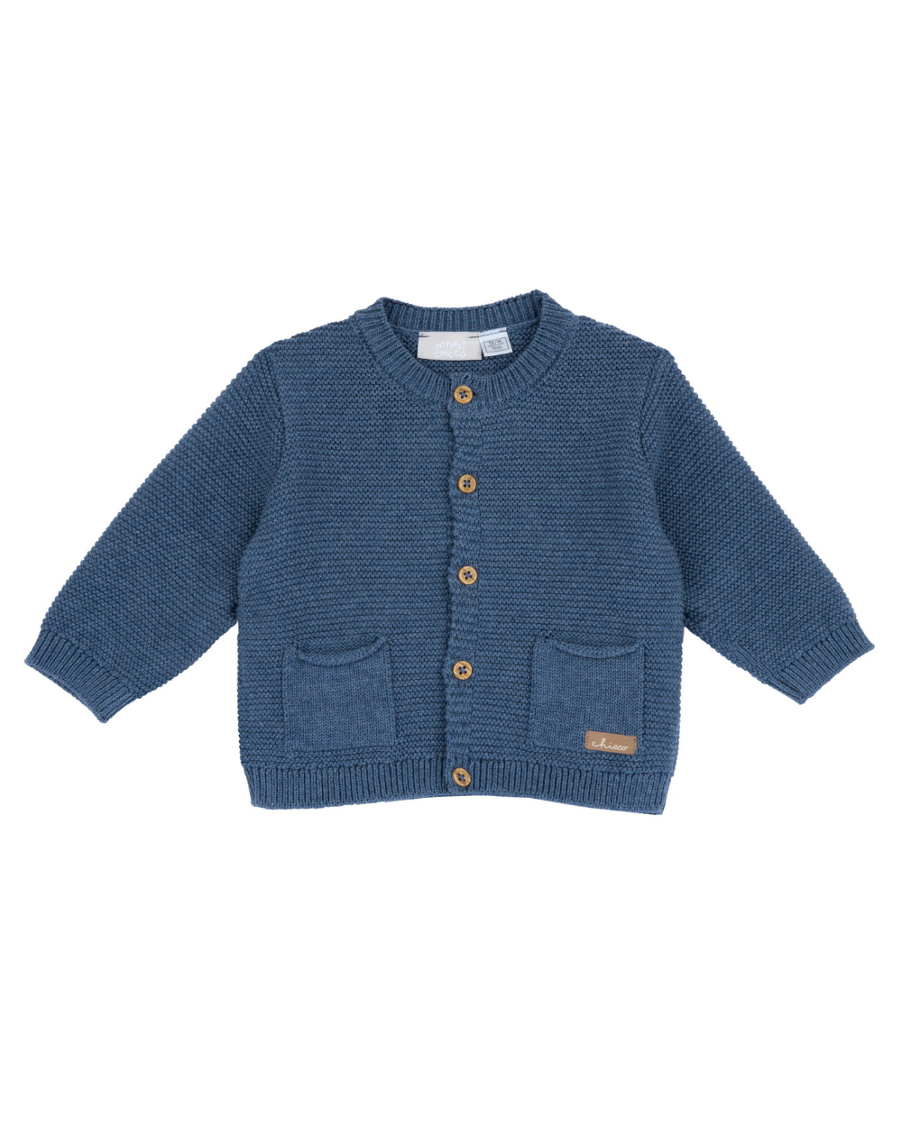 Casaco de Malha Azul Jeans