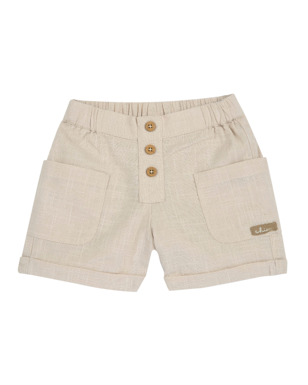 Calções Algodão Efeito Linho