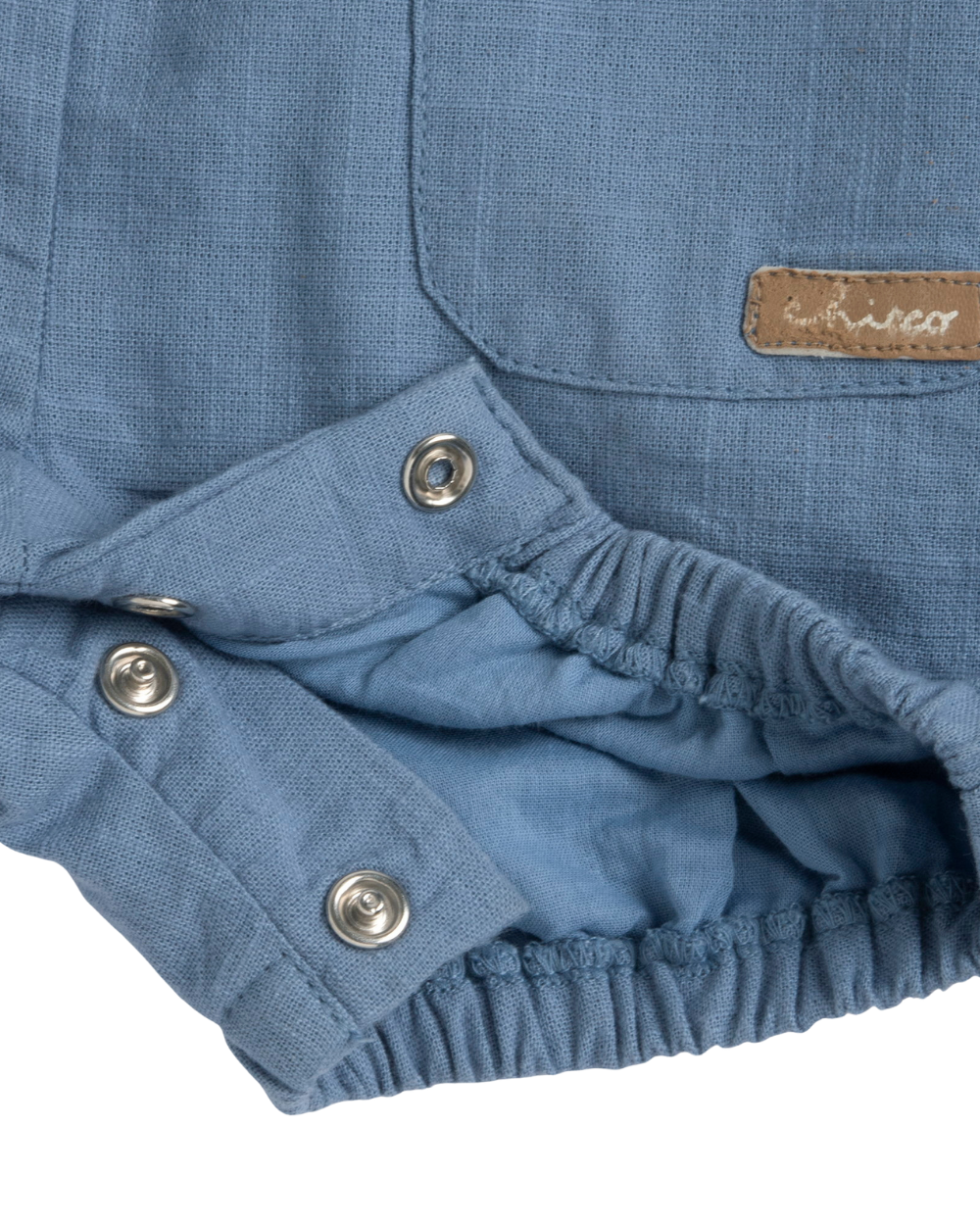 Conjunto Body e Jardineiras Efeito Linho